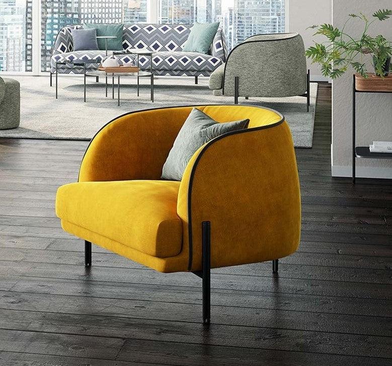 Fotel CAILLOU CAPITONNE ciemnoszary Liu Jo Living Eye on Design