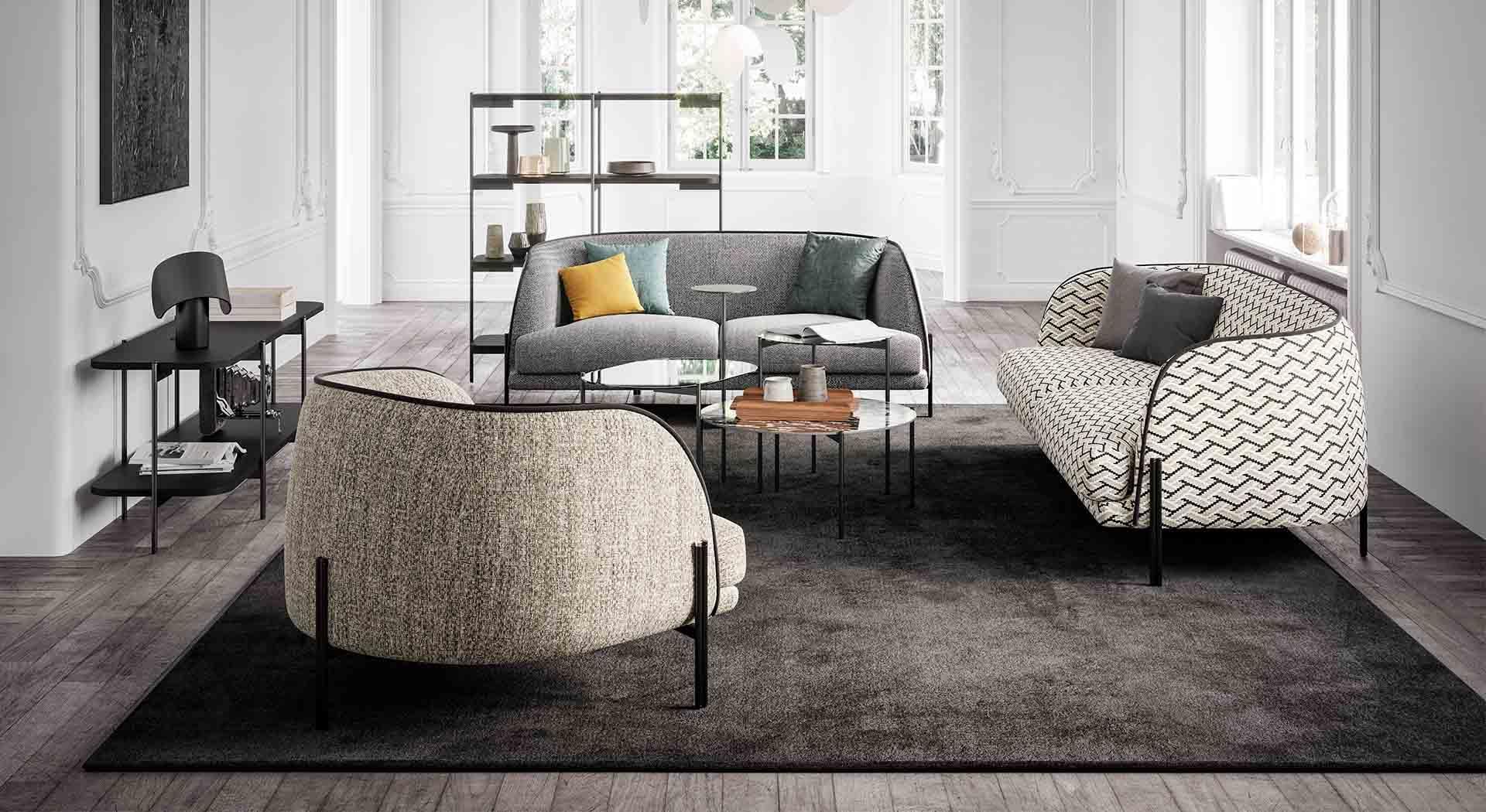 Fotel CAILLOU CAPITONNE jasnobeżowy Liu Jo Living Eye on Design