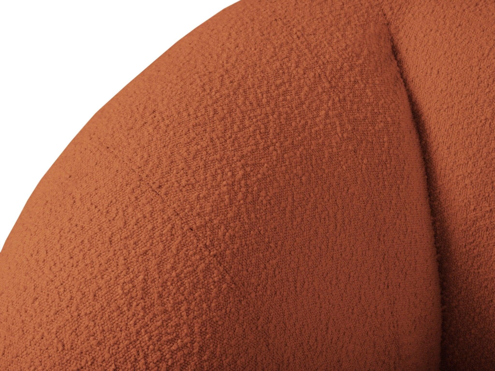 Fotel ESSEN terracotta boucle Cosmopolitan Design Eye on Design