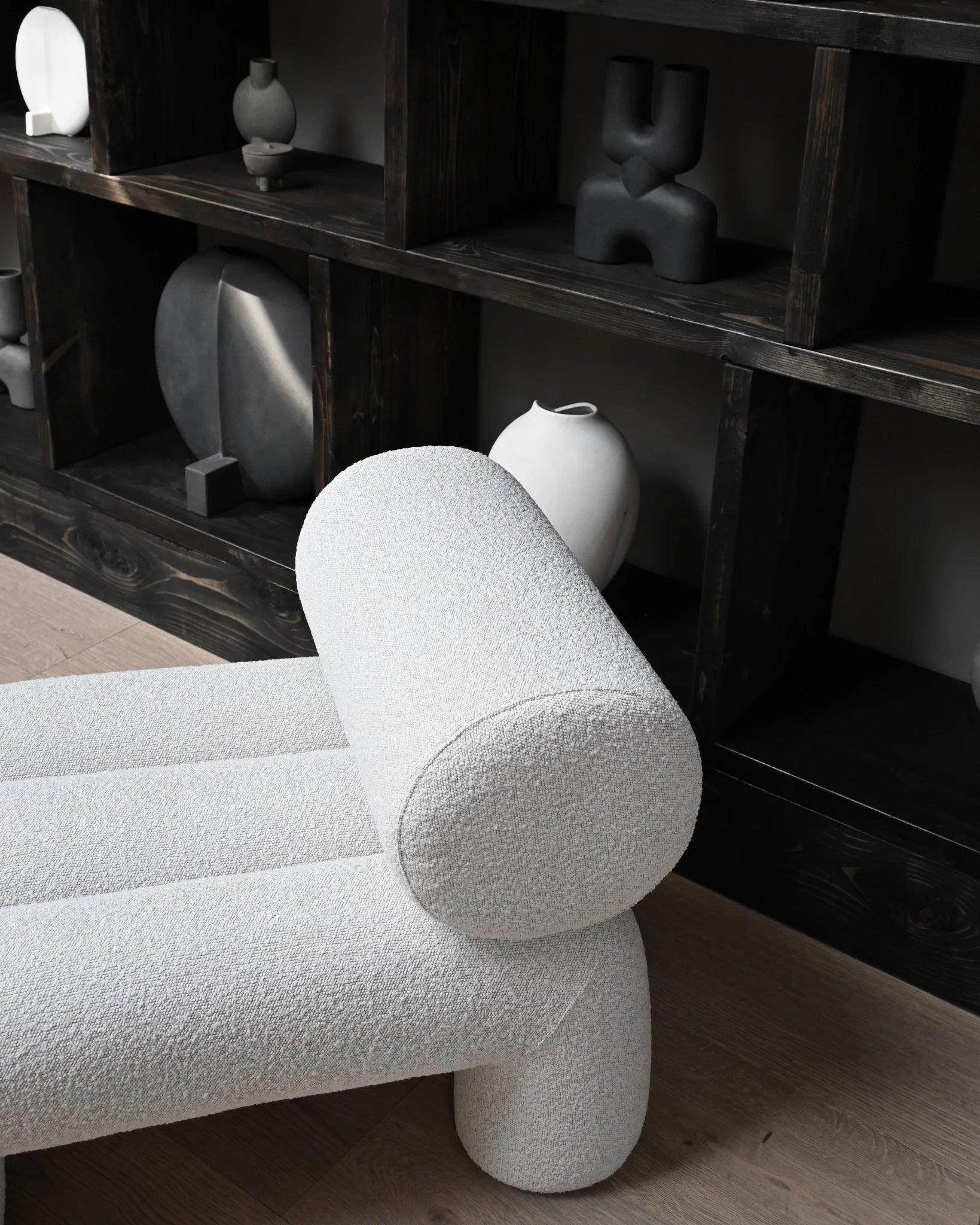 Fotel FOKU boucle biały 101 Copenhagen Eye on Design
