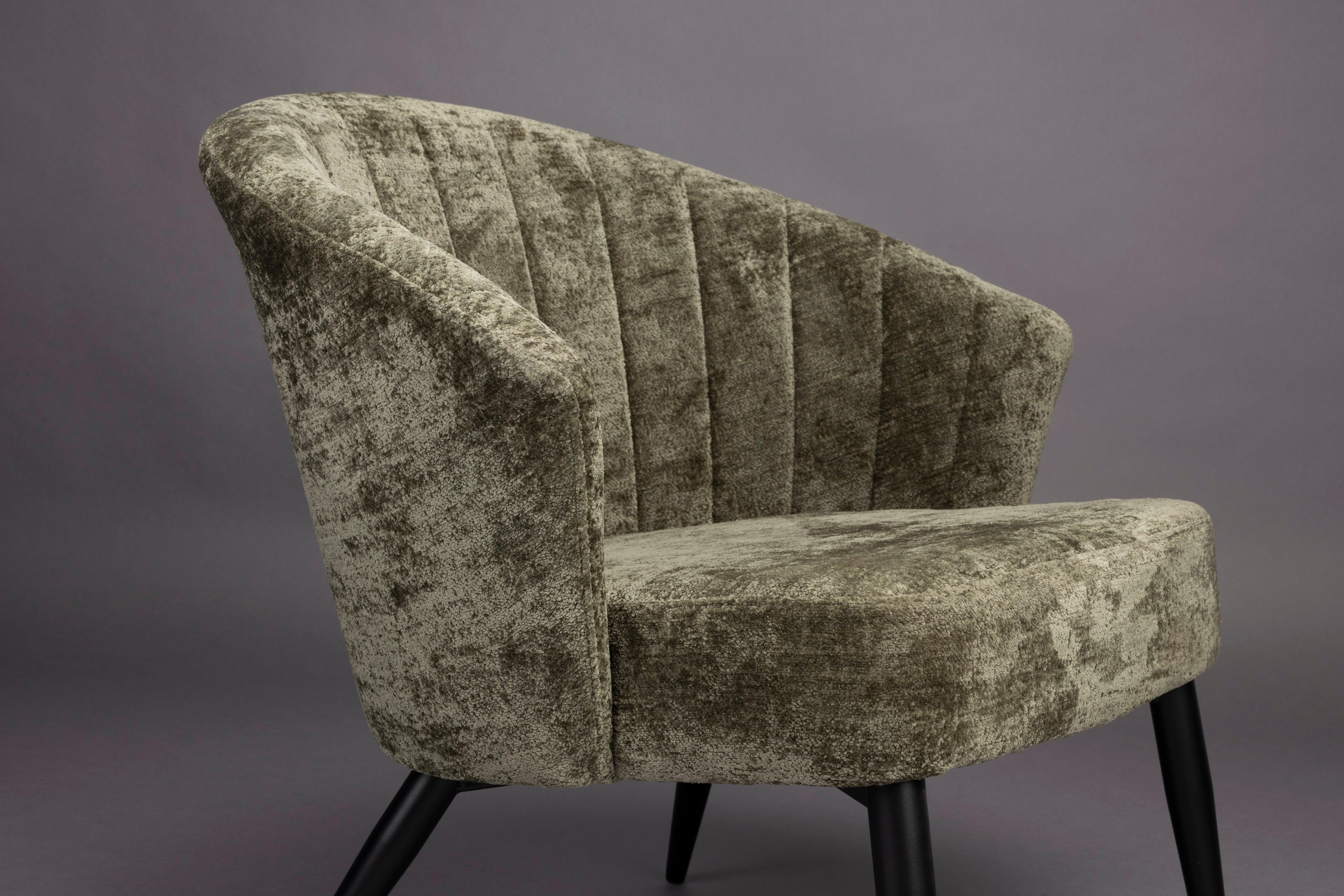 Georgia Chair Lounge Green Dutchbone Eye on Design