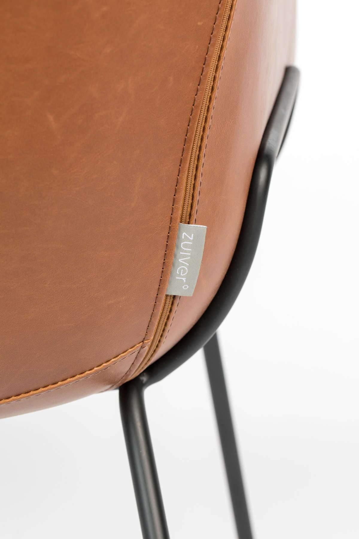 Fotel lounge FESTON brązowy Zuiver Eye on Design