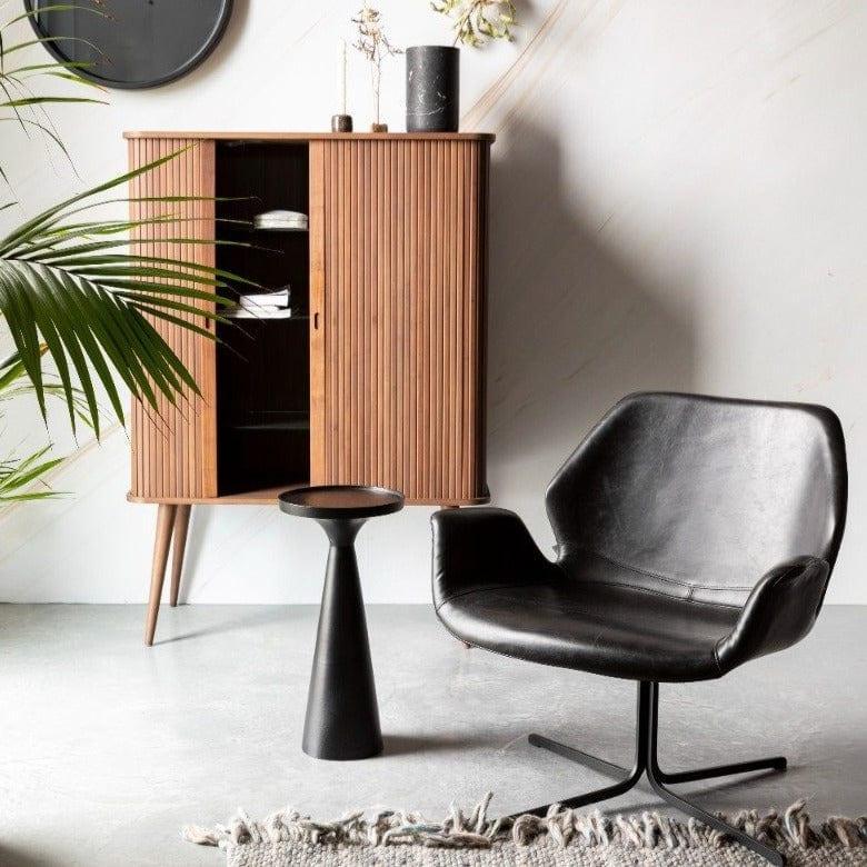 Fotel lounge NIKKI czarny Zuiver Eye on Design