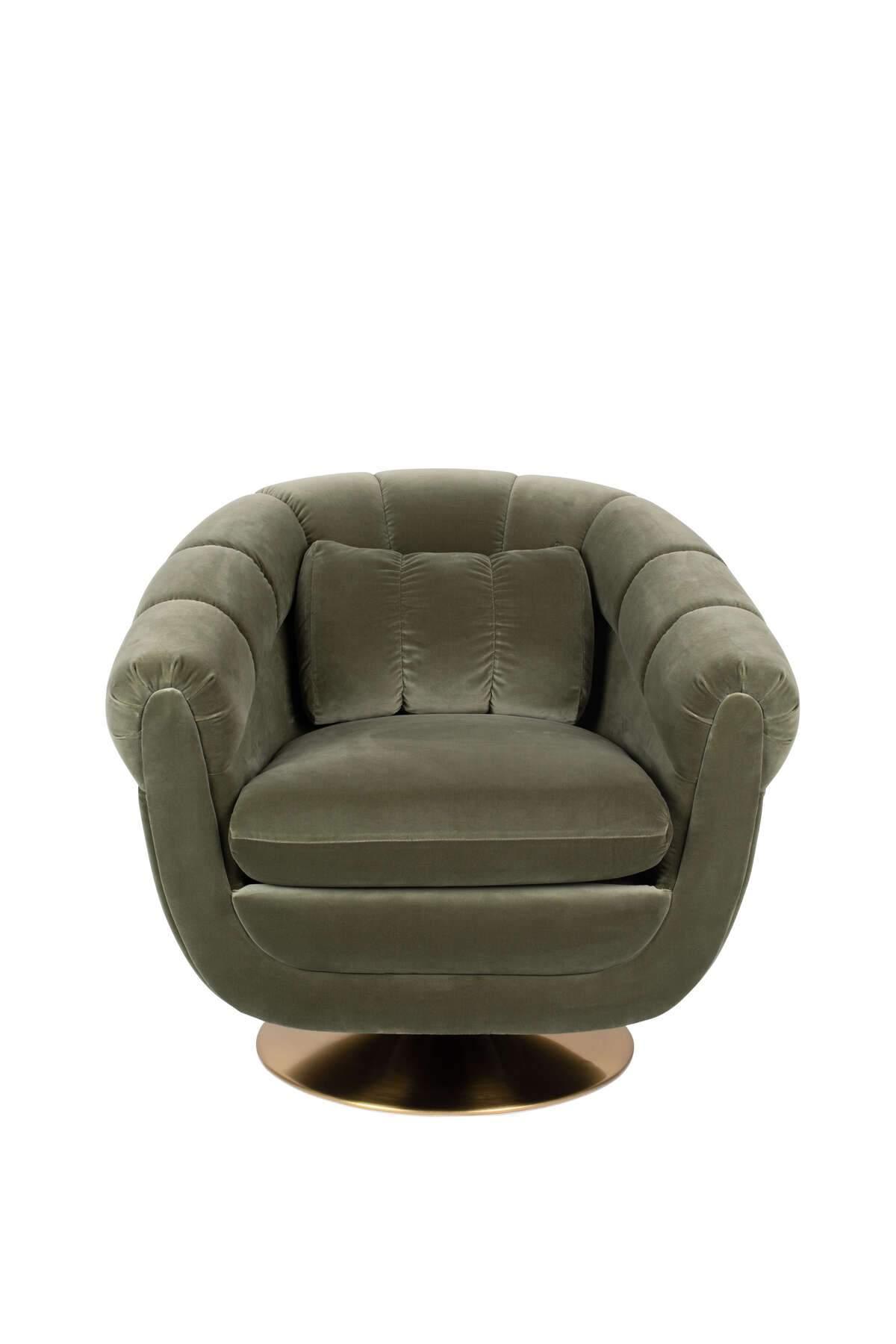 Fotel MEMBER oliwkowy zielony Dutchbone Eye on Design