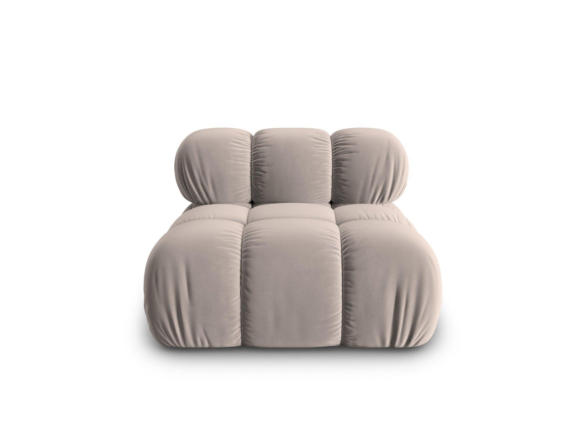 Fotel / moduł aksamitny TROPEA cappuccino Milo Casa Eye on Design