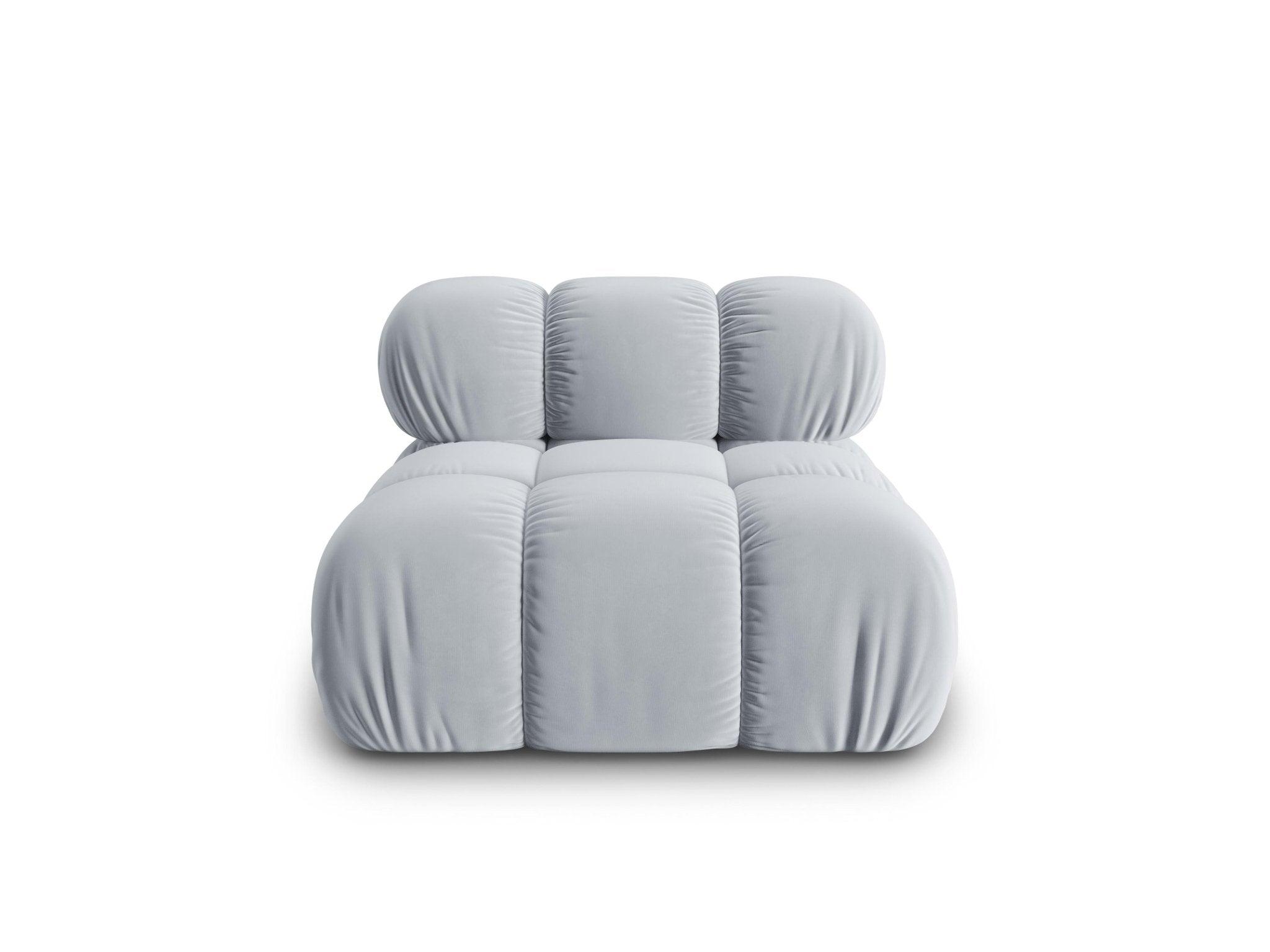 Fotel / moduł aksamitny TROPEA jasnoniebieski Milo Casa Eye on Design