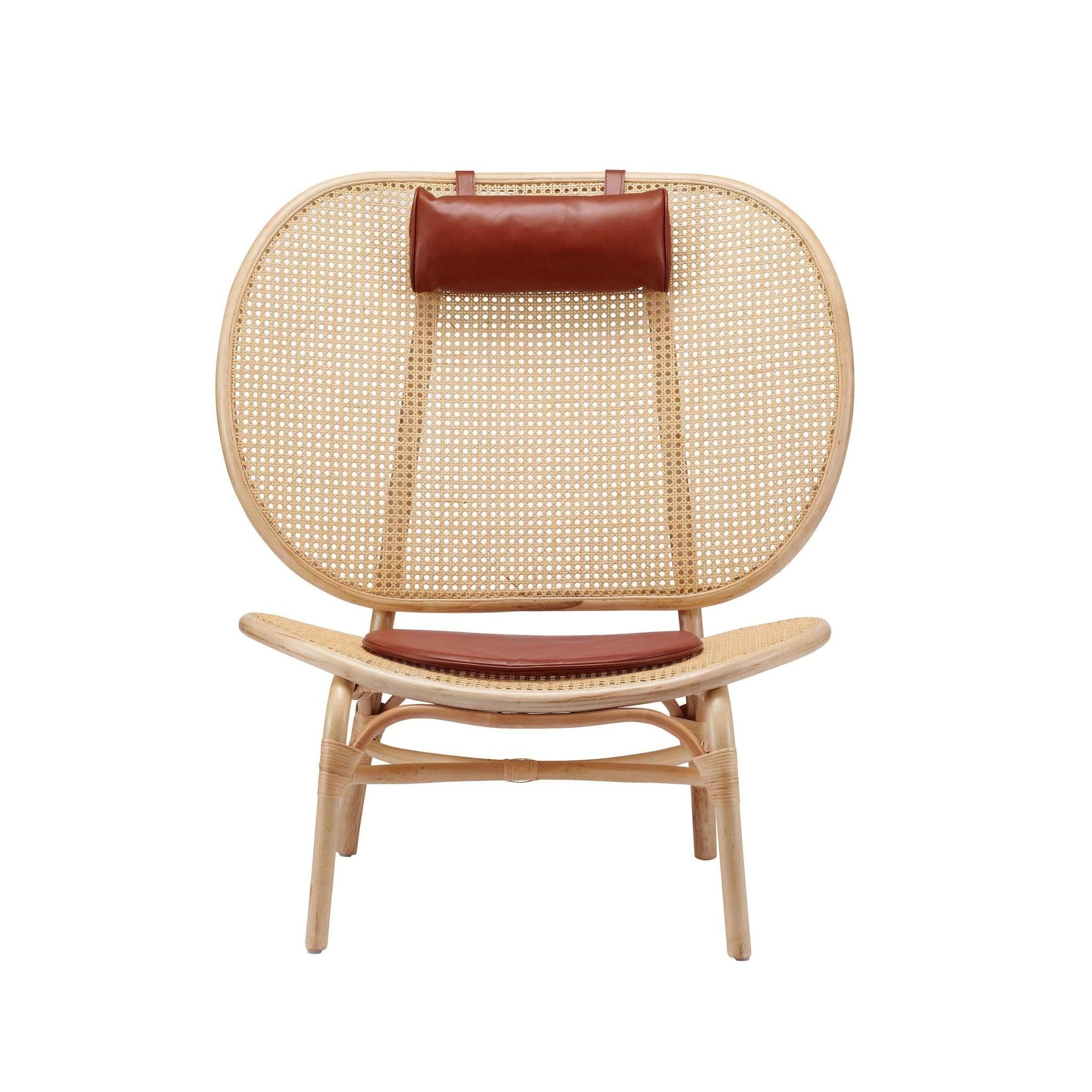 Fotel NOMAD bambusowy z rattanem NORR11 Eye on Design