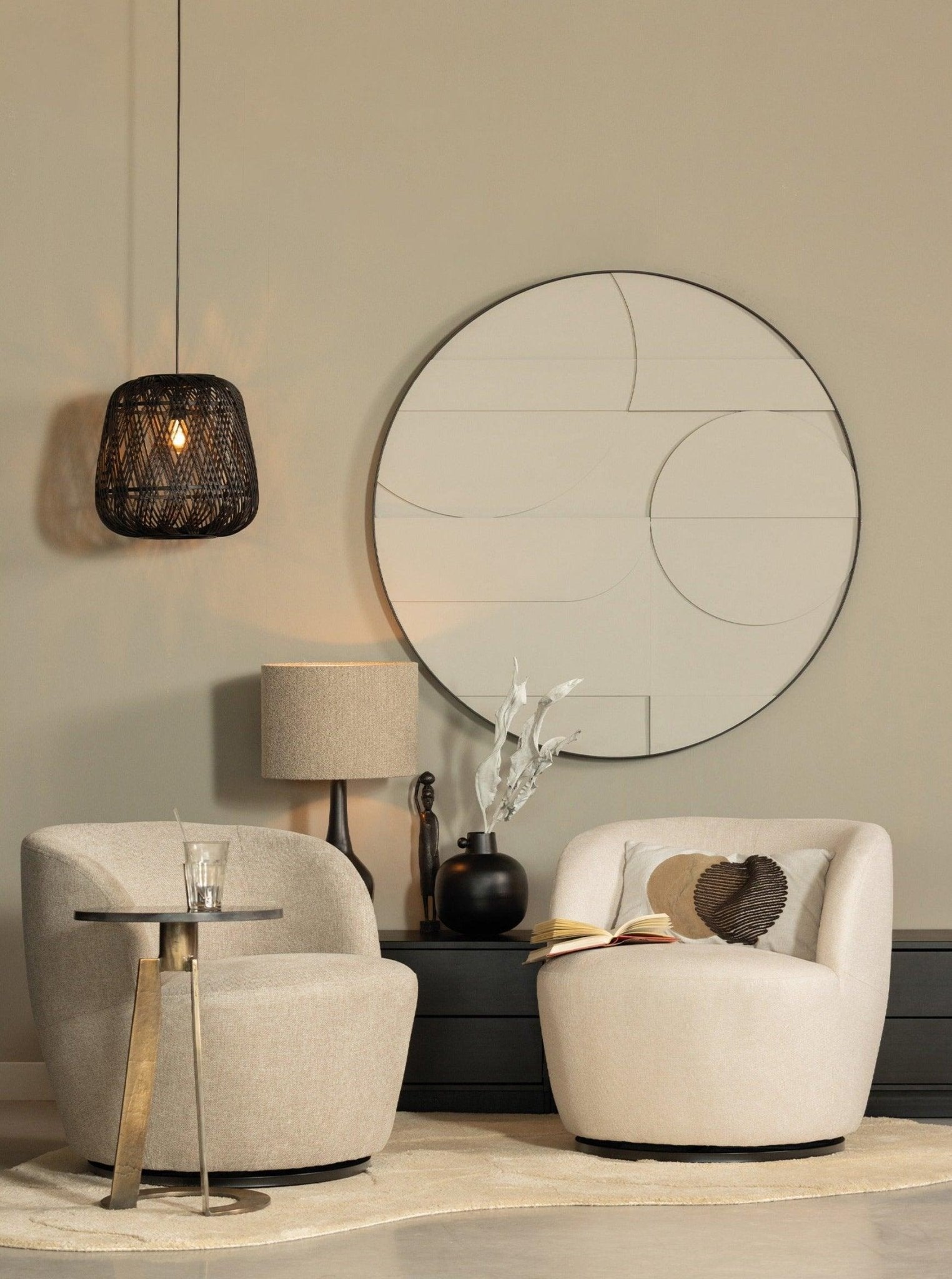 Fotel obrotowy SERRA piaskowy Woood Exclusive Eye on Design