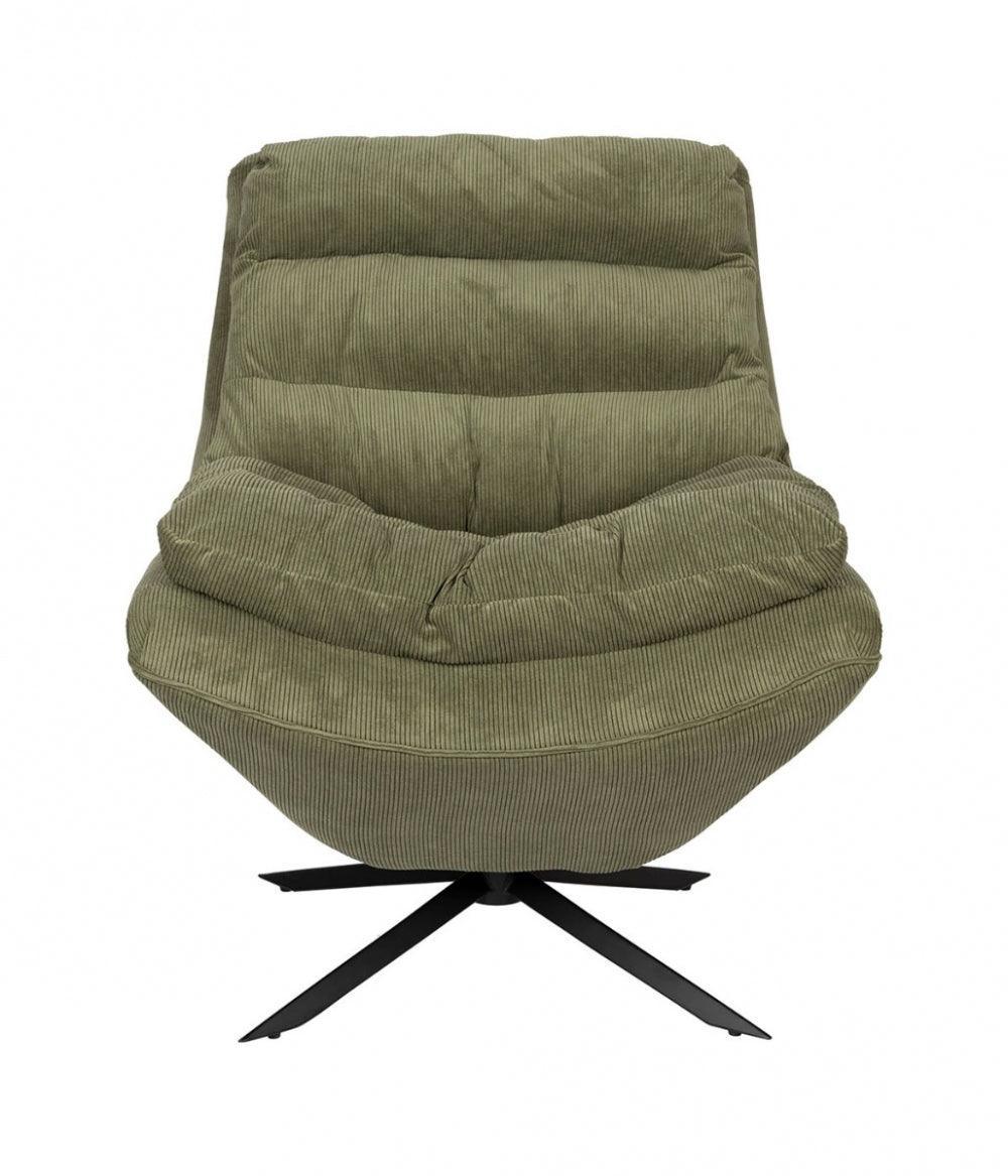 Fotel obrotowy VINCE zielony Dutchbone Eye on Design