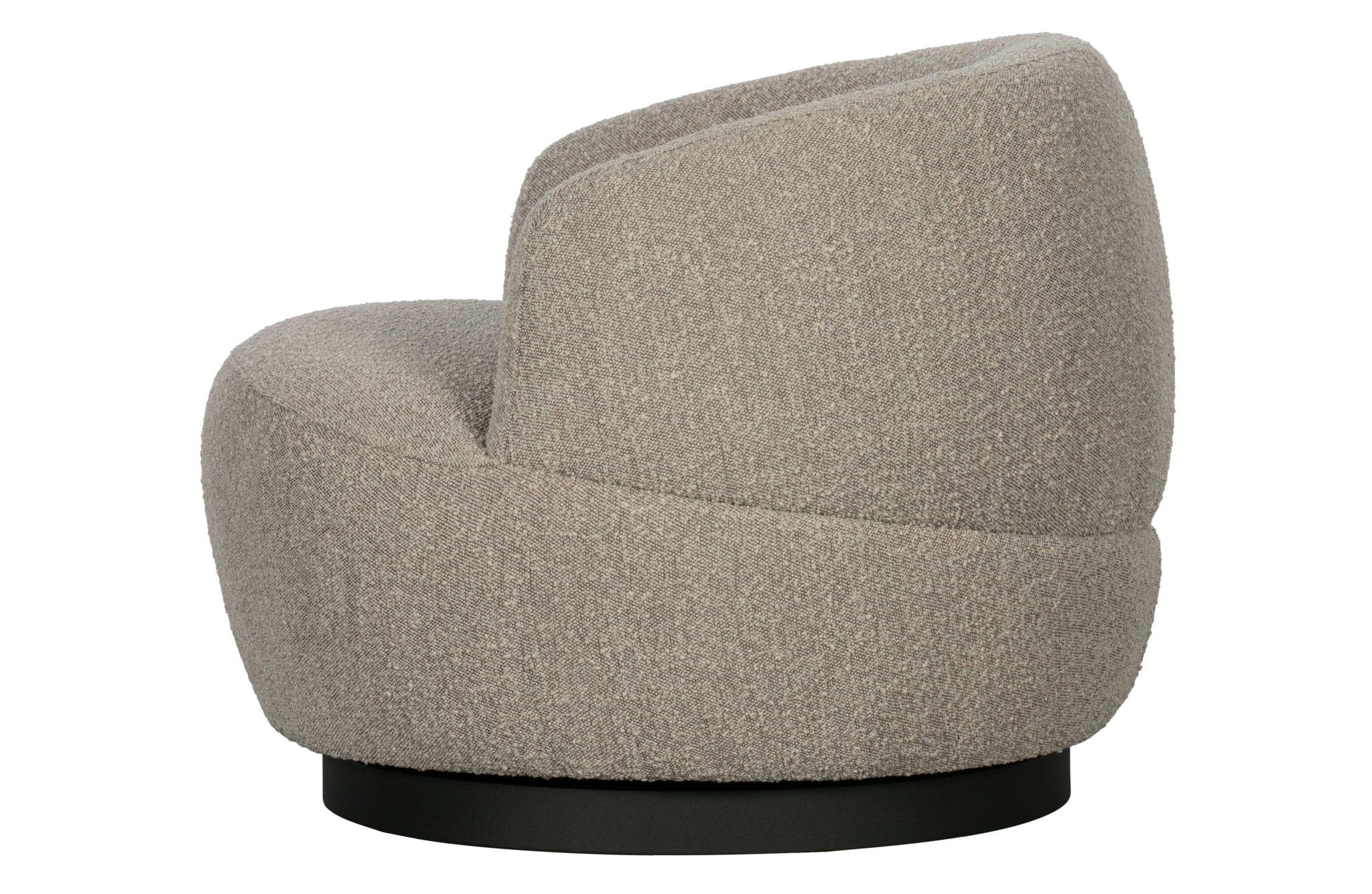 Fotel obrotowy WOOLLY beżowy boucle Be Pure Eye on Design