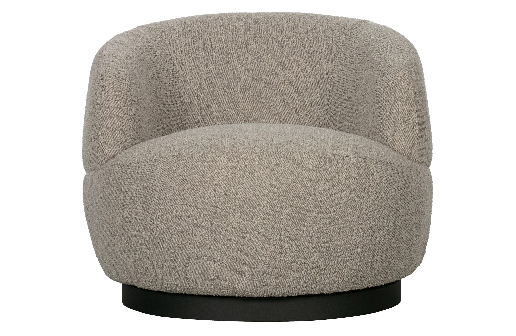 Fotel obrotowy WOOLLY beżowy boucle Be Pure Eye on Design