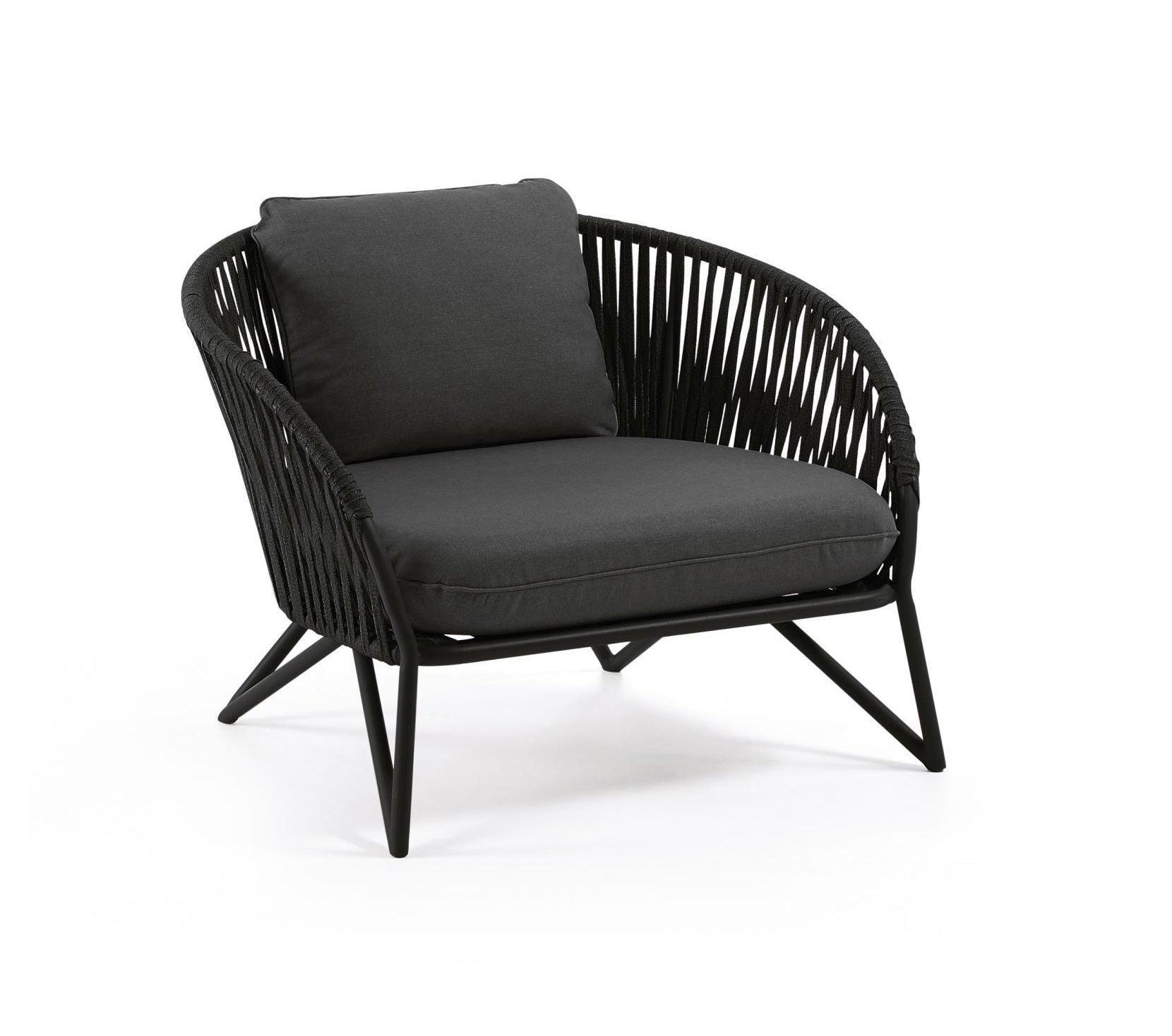 Fotel ogrodowy BRANZIE czarny La Forma Eye on Design