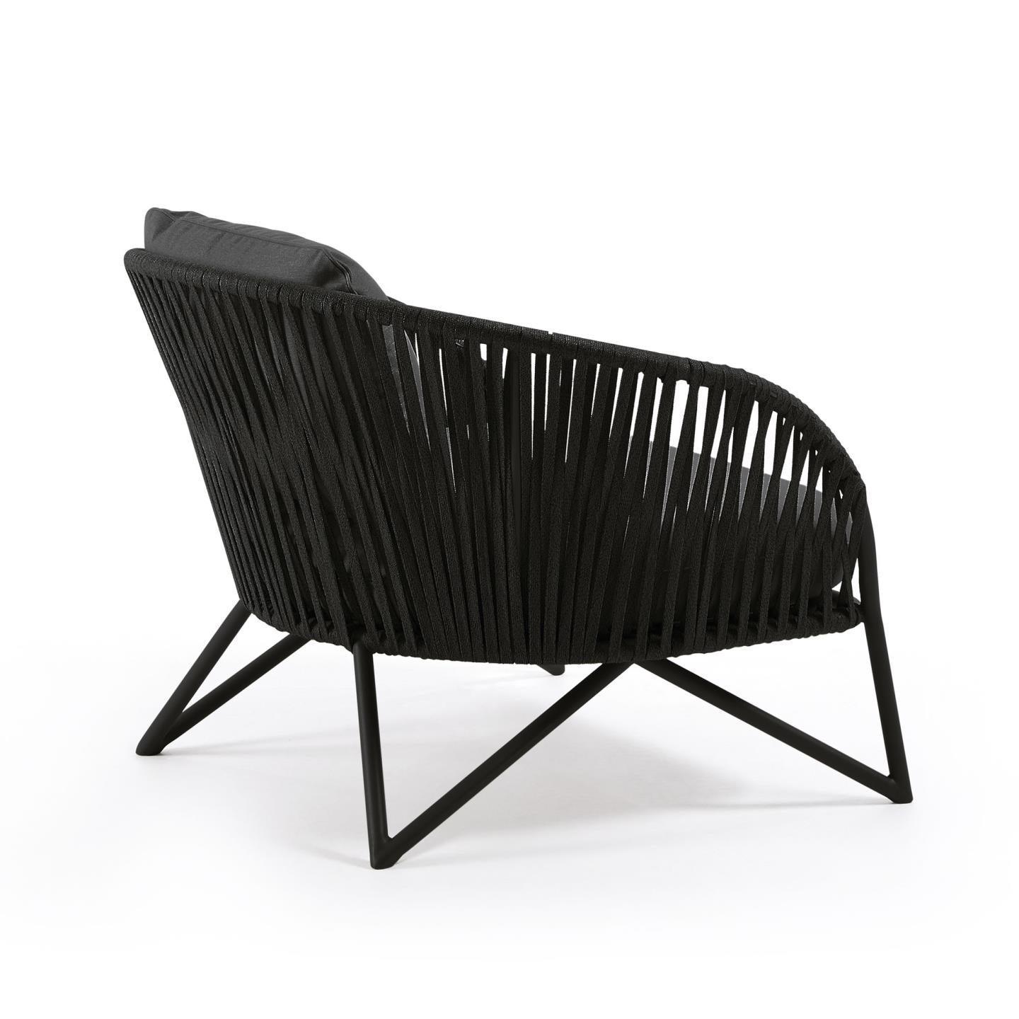 Fotel ogrodowy BRANZIE czarny La Forma Eye on Design
