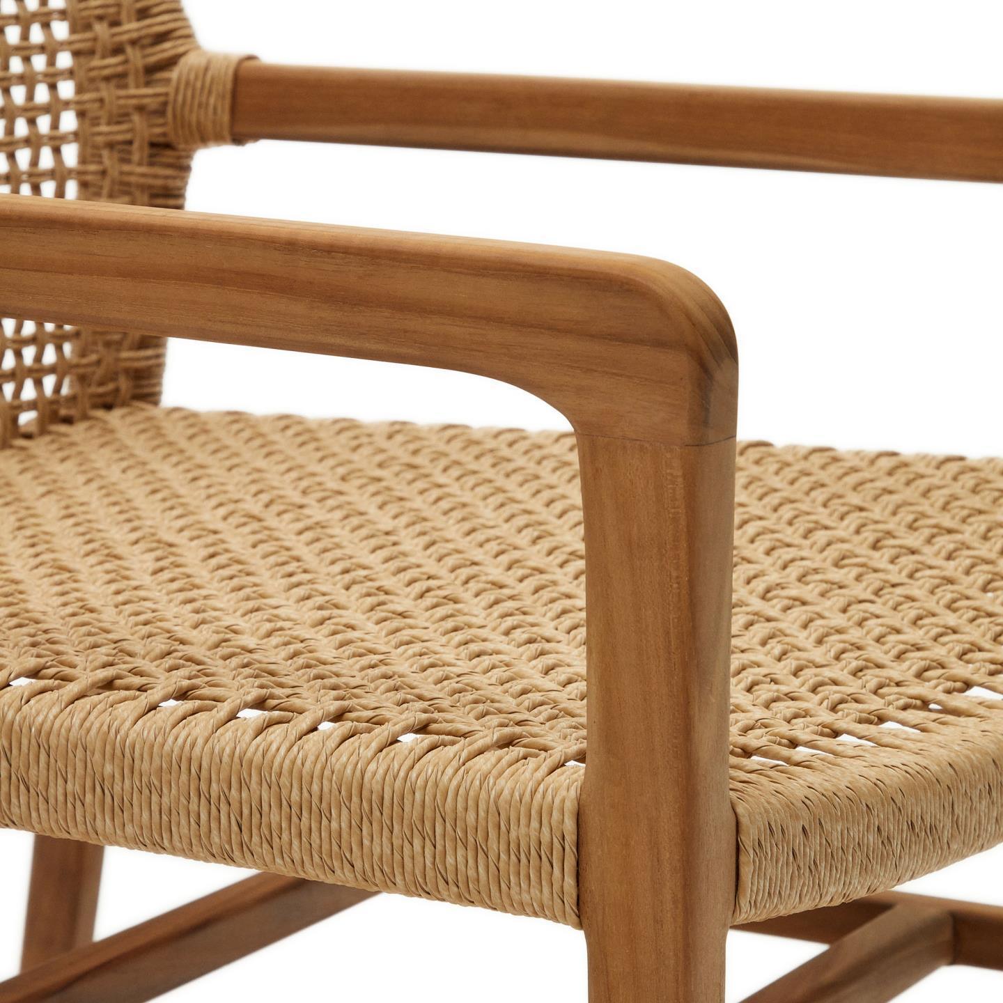 Fotel ogrodowy SABOLLA lite drewno tekowe La Forma Eye on Design