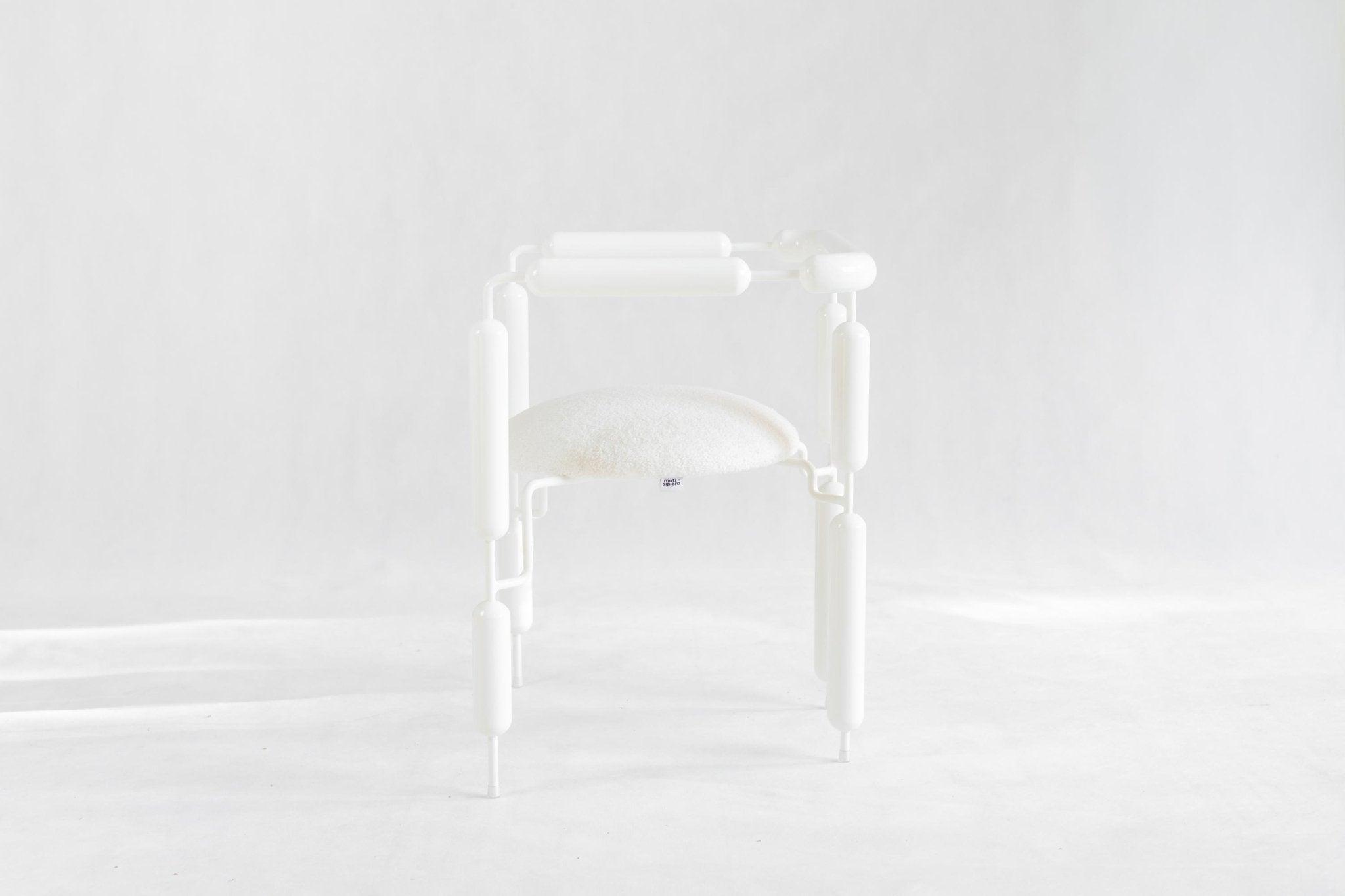 Fotel POODLE stalowy Mati Sipiora Eye on Design