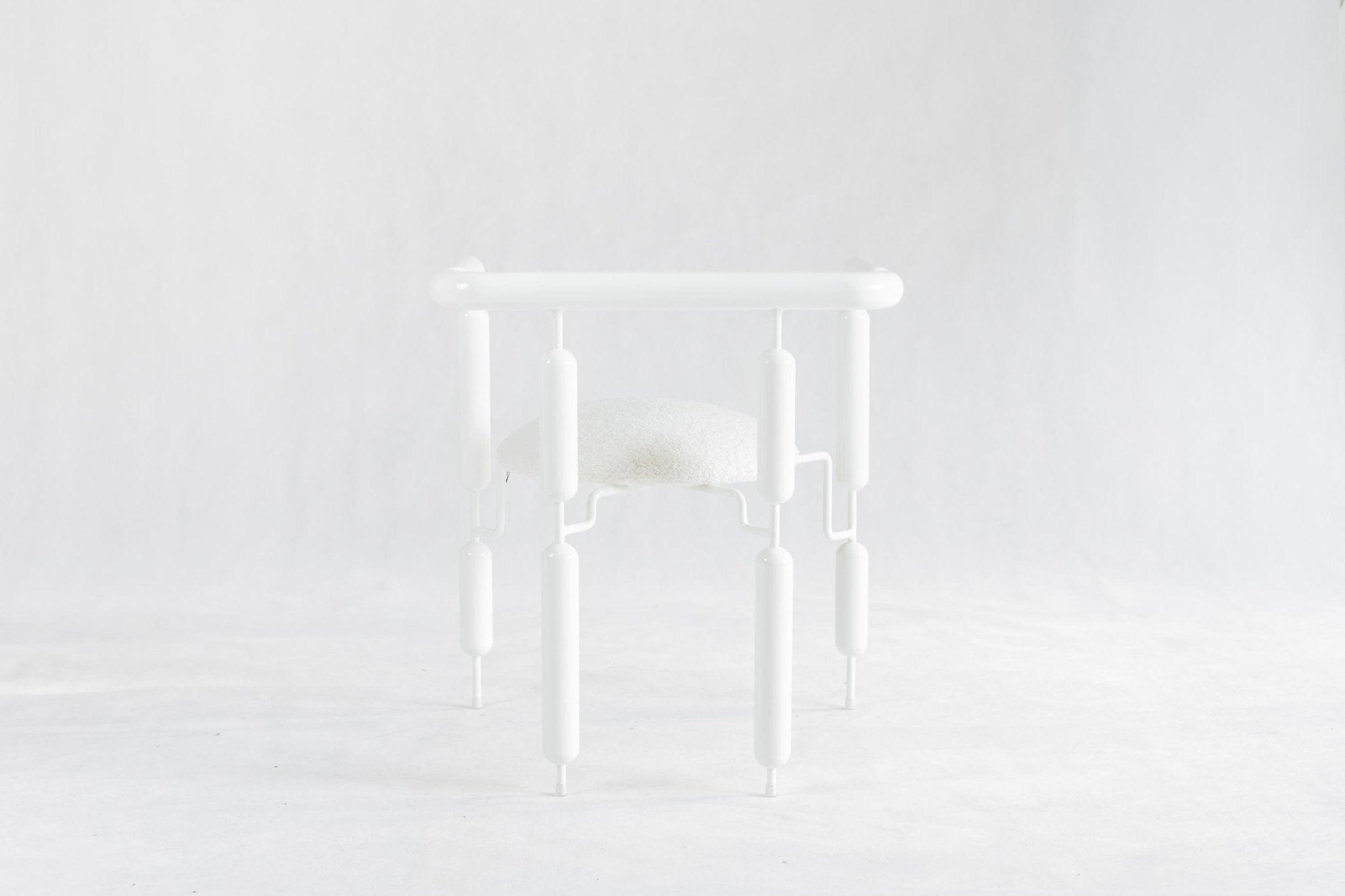 Fotel POODLE stalowy Mati Sipiora Eye on Design