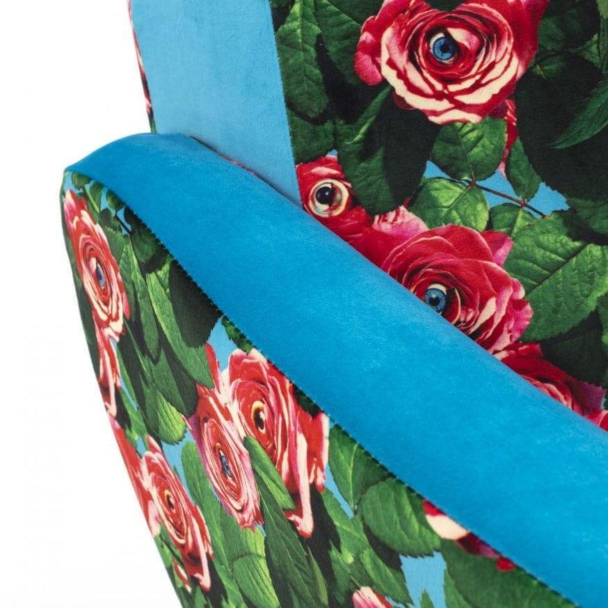 Fotel ROSES niebieski Seletti Eye on Design