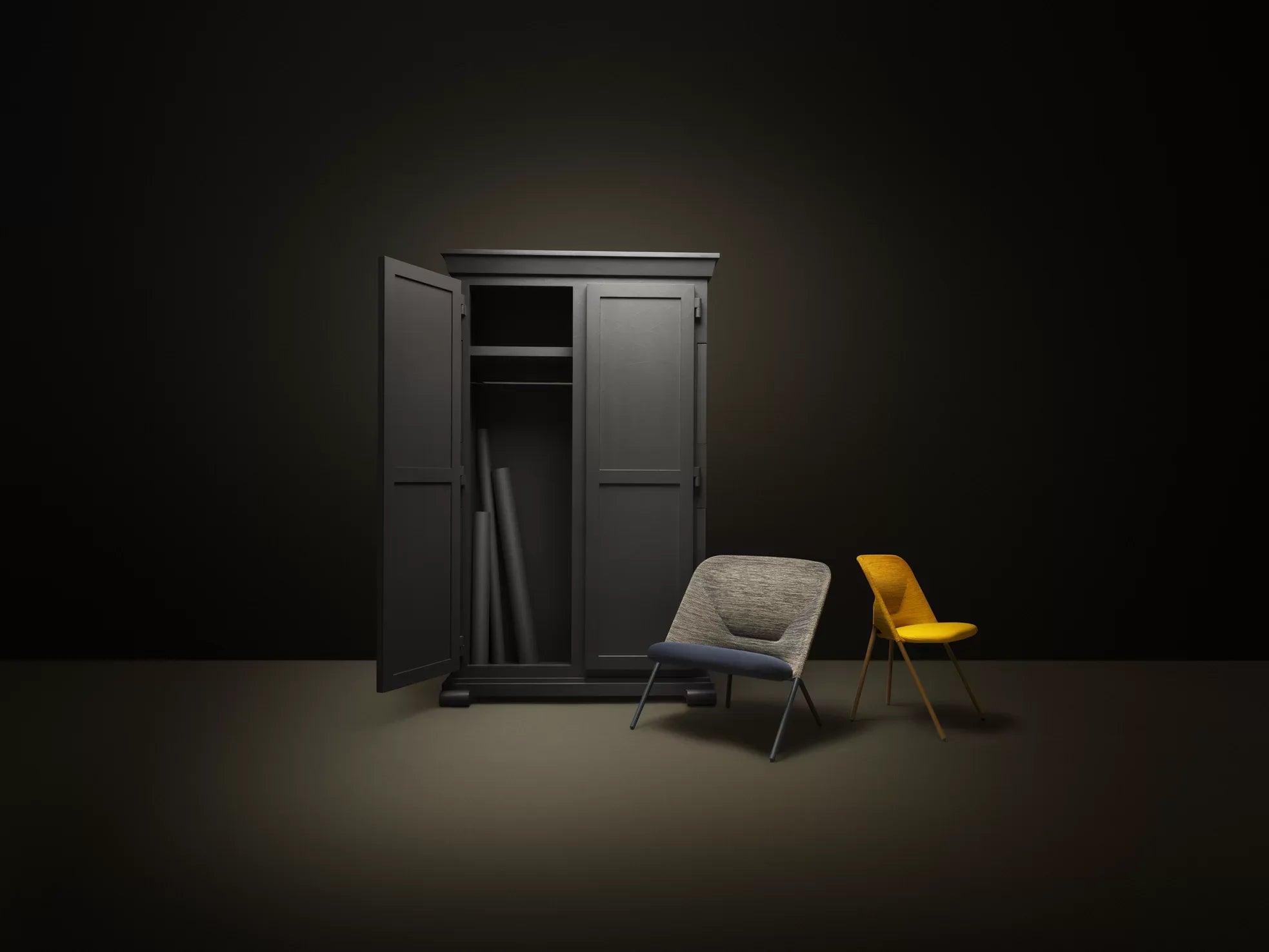 Fotel składany SHIFT bordowy Moooi Eye on Design