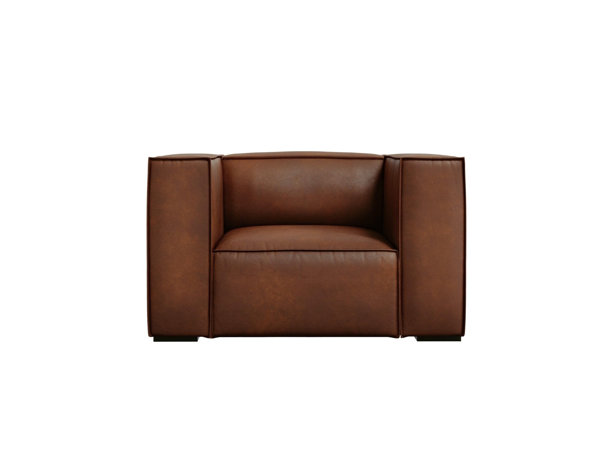 Fotel skórzany MADAME brązowy Windsor & Co Eye on Design