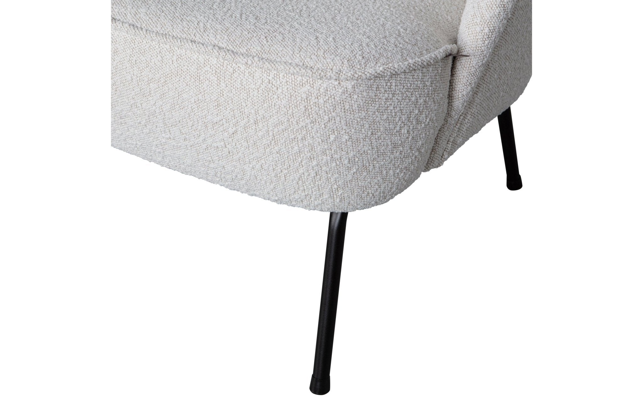 Fotel VOGUE boucle biały Be Pure Eye on Design