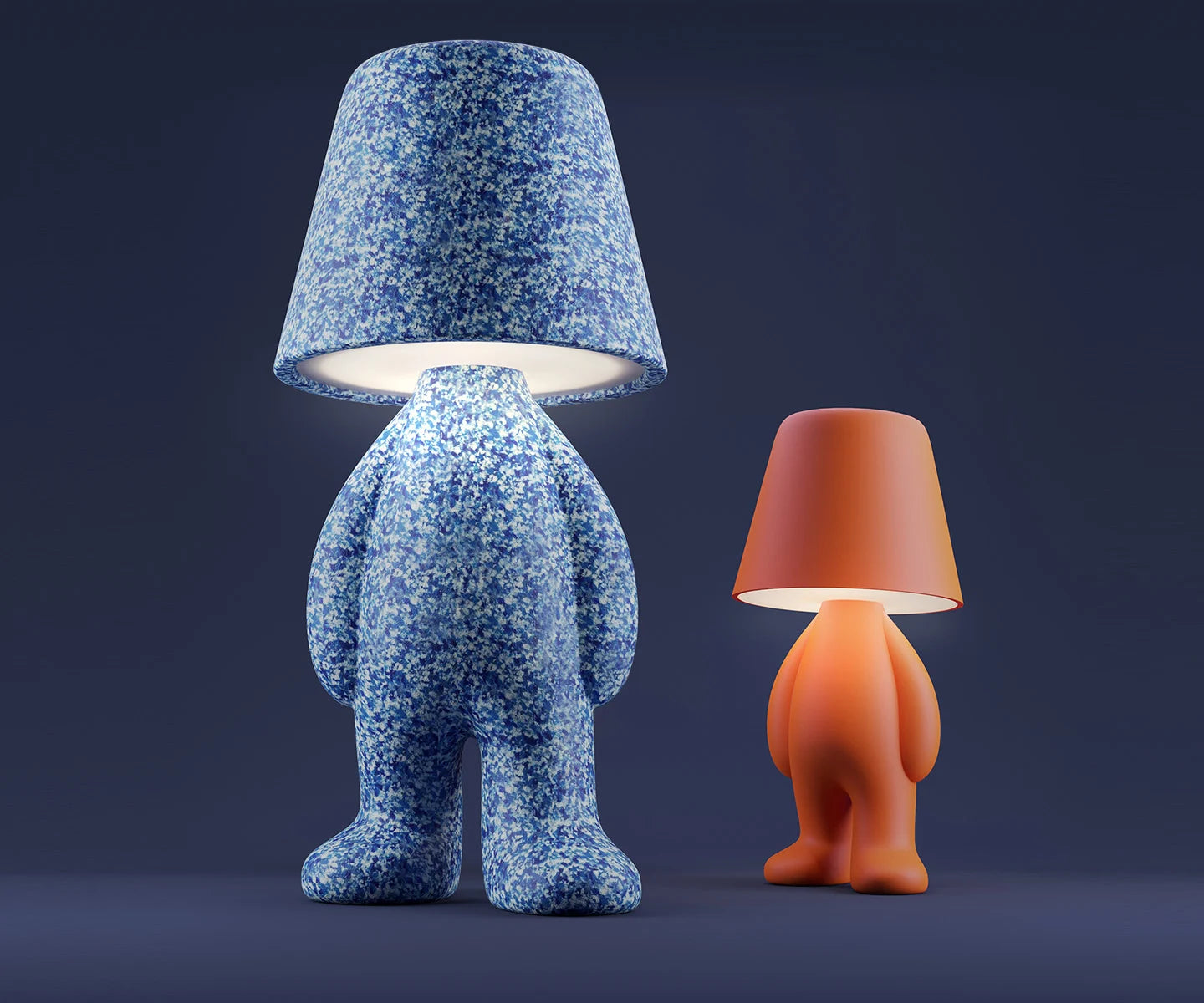 Tragbare Lampe SWEET BROTHERS JOE weiß