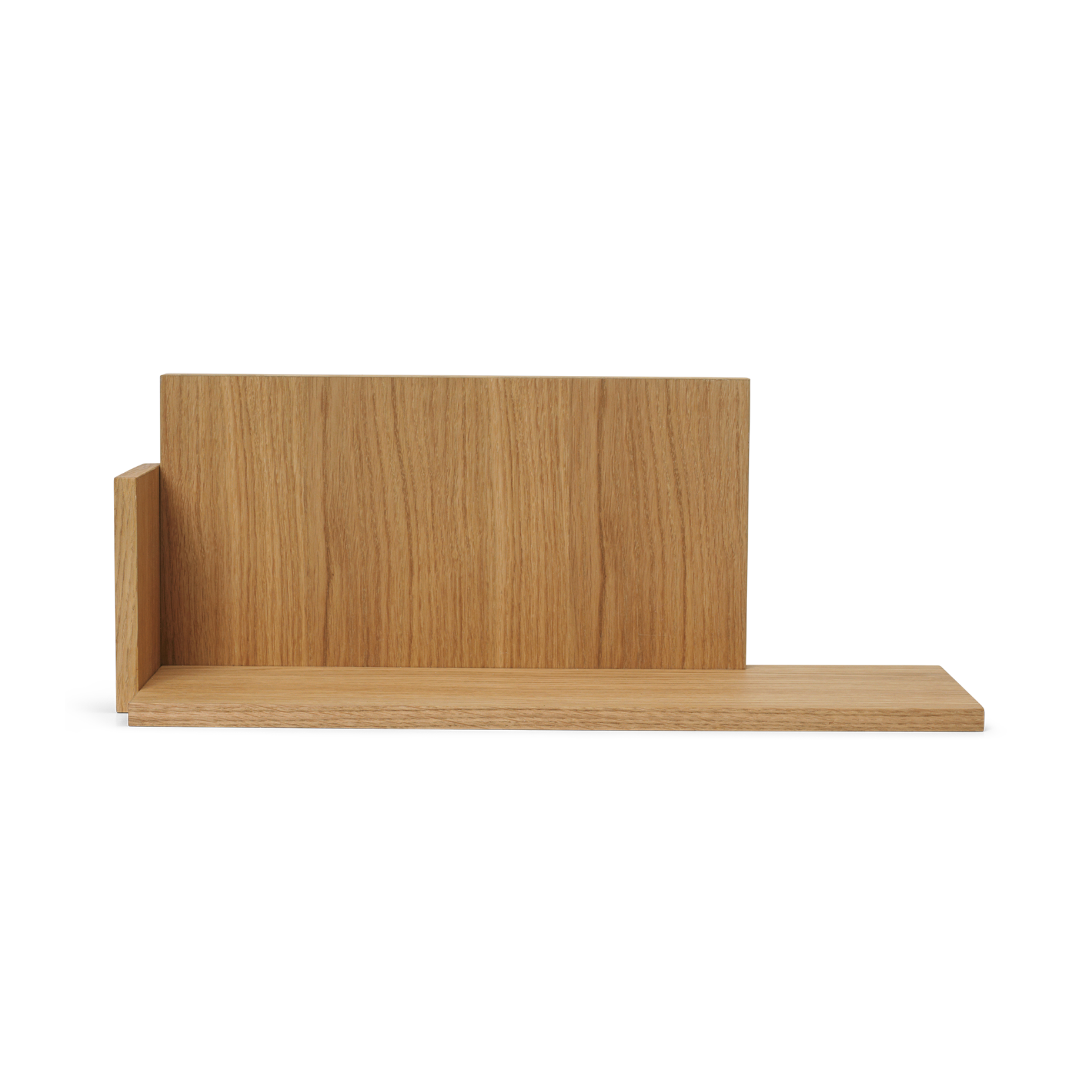 STAGGER LOW hanging shelf oiled oak plywood