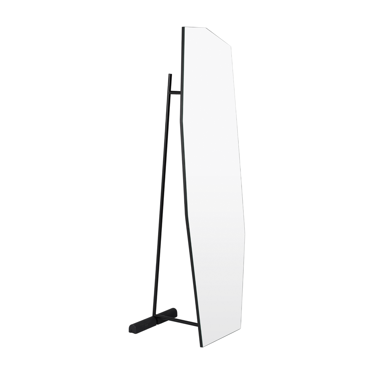 SHARD FREE STANDING standing mirror black frame