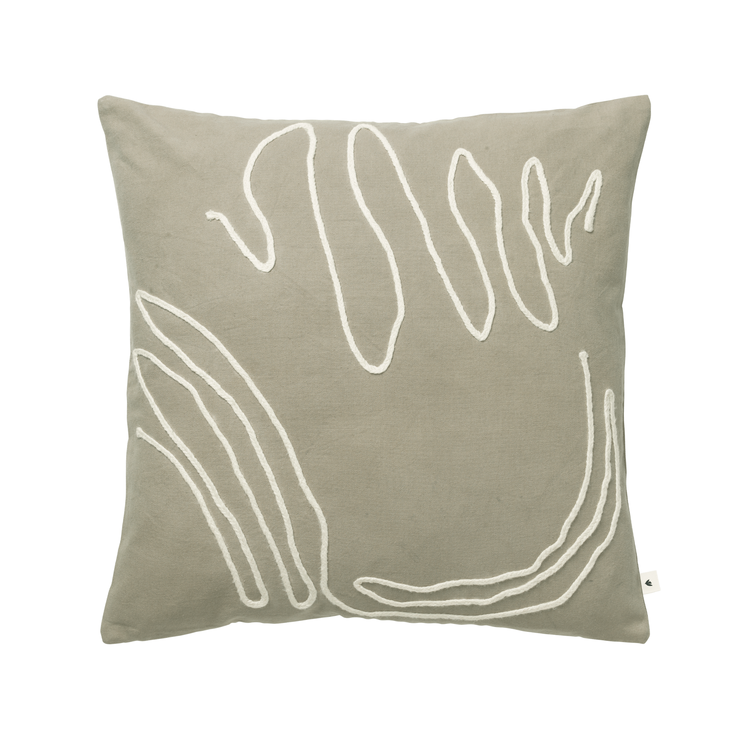 Decorative cushion JOT light green
