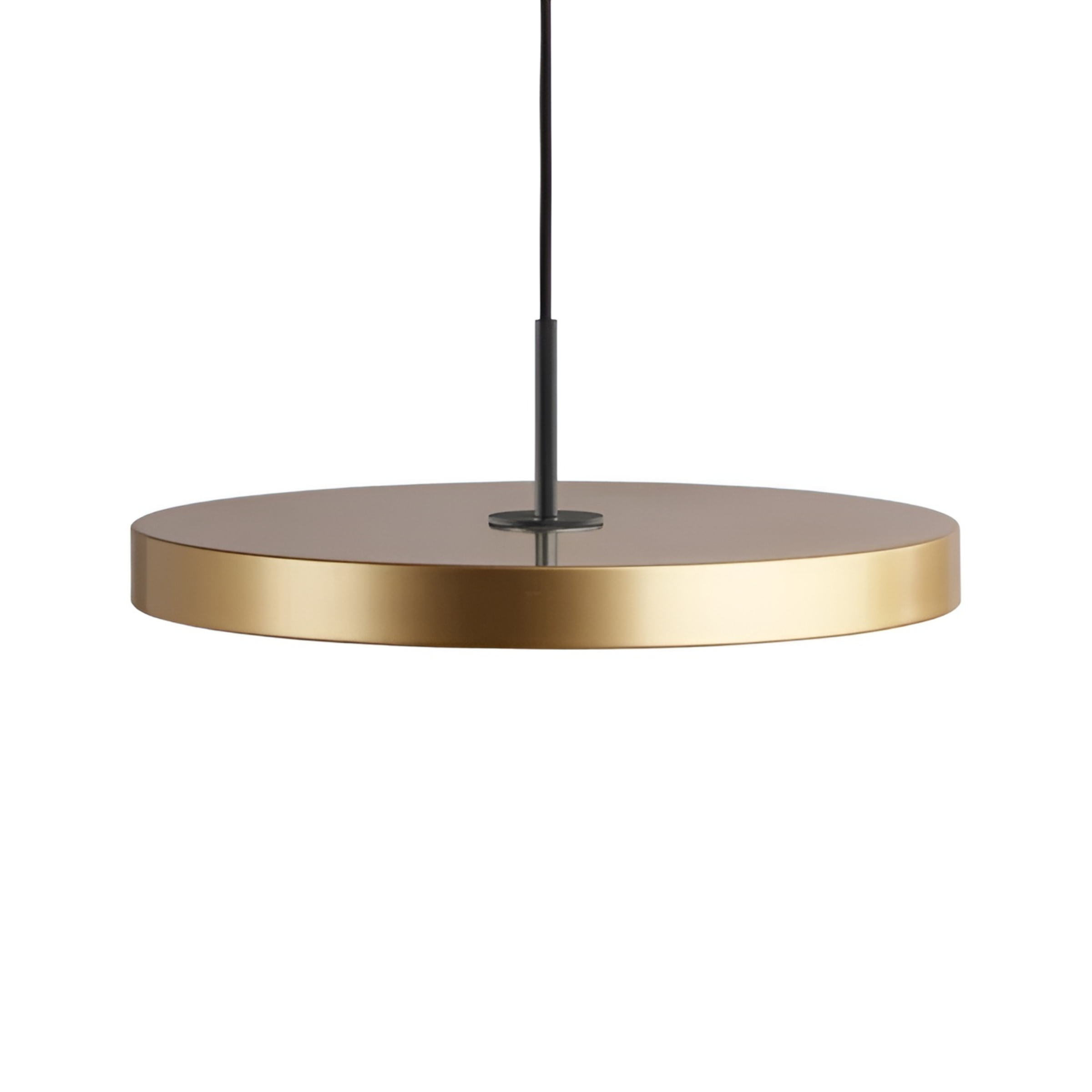 Pendelleuchte ASTERIA PLUS gold mit schwarzem Einsatz