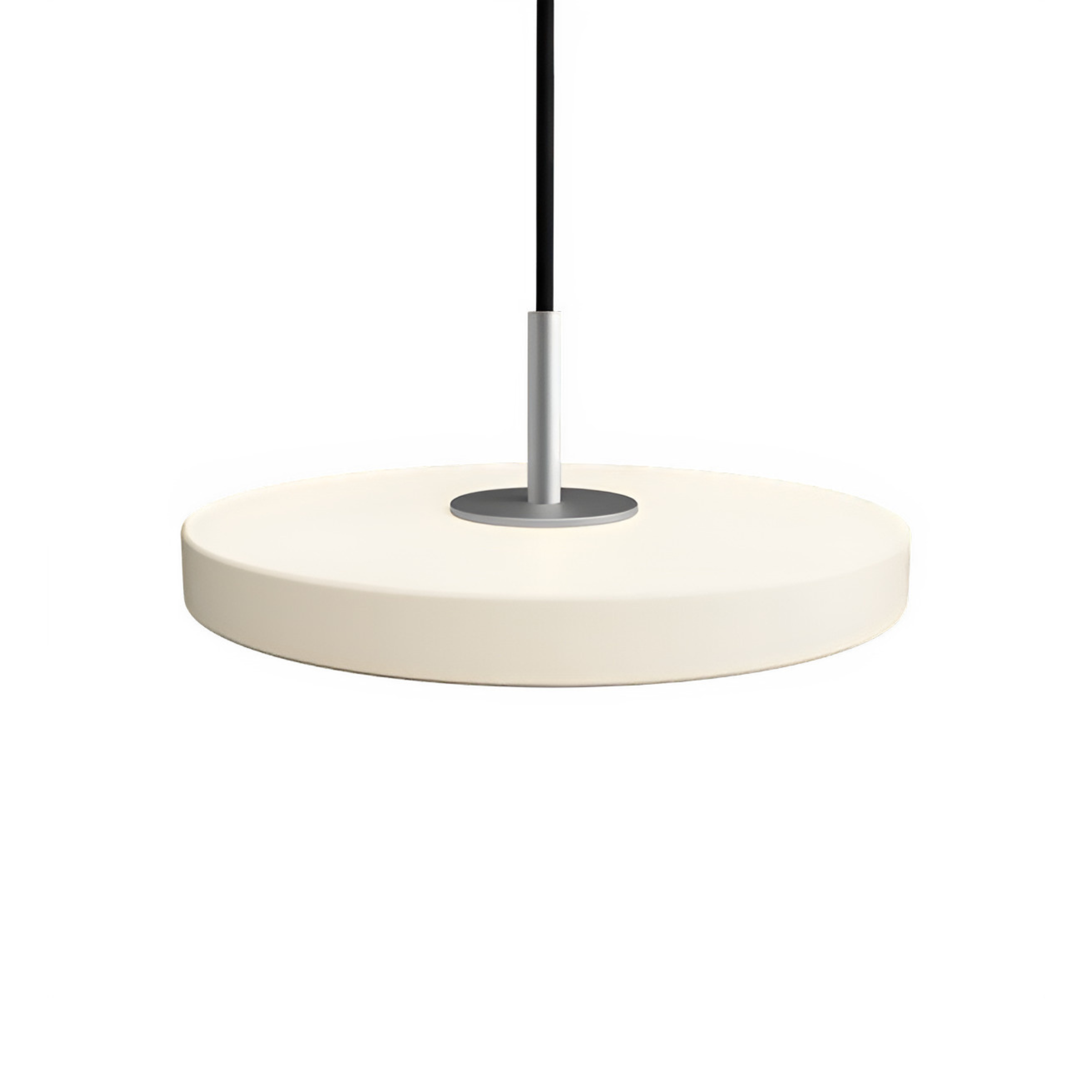 Asteria Micro Pearl Pendant Lamp with Silver Insert