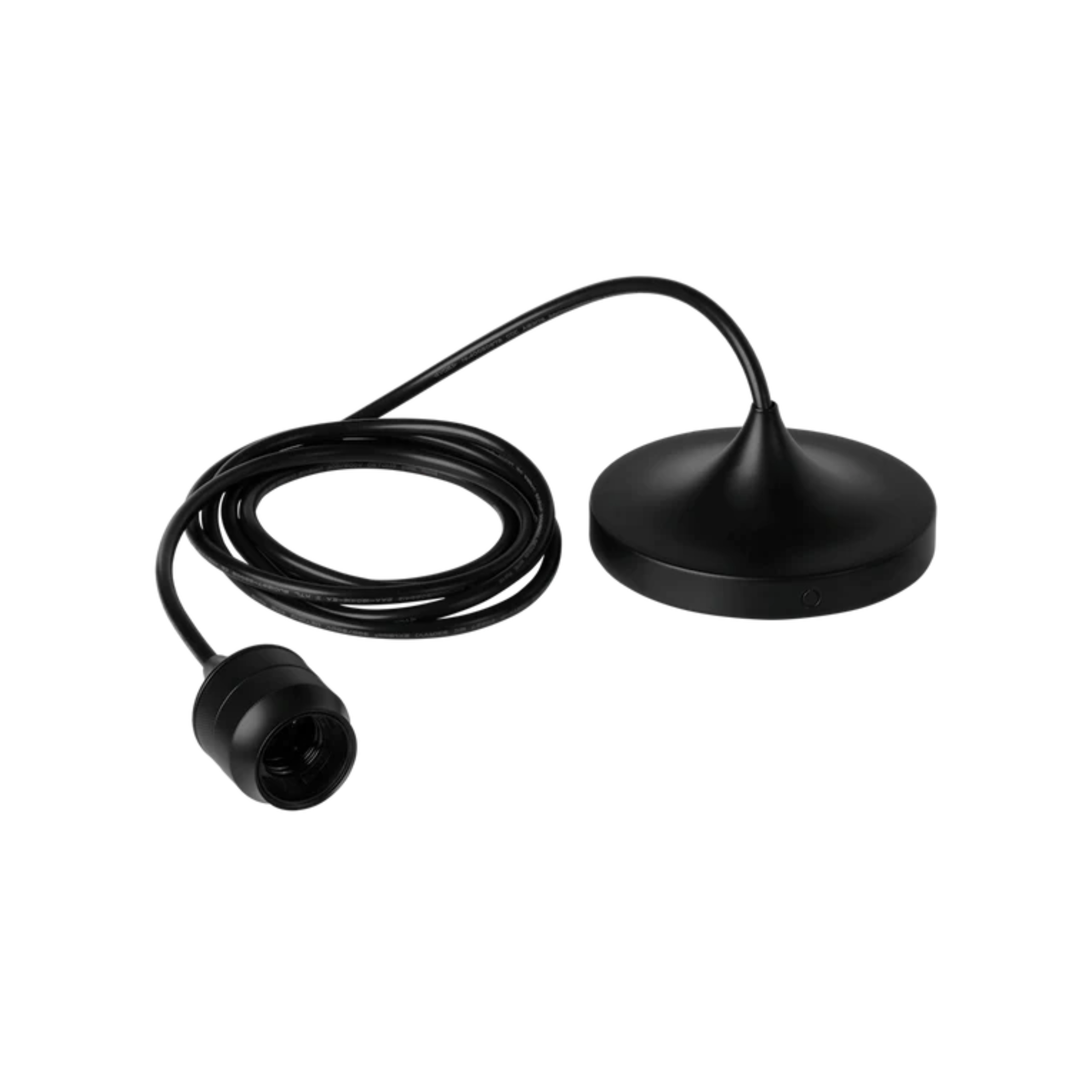 Aufhängung für die Pendelleuchte CORD PRO schwarz