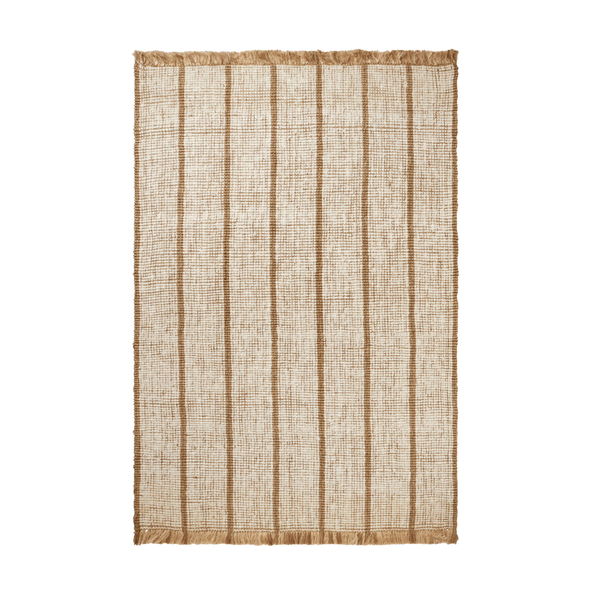 Teppich ATHENS STRIPES creme mit braun