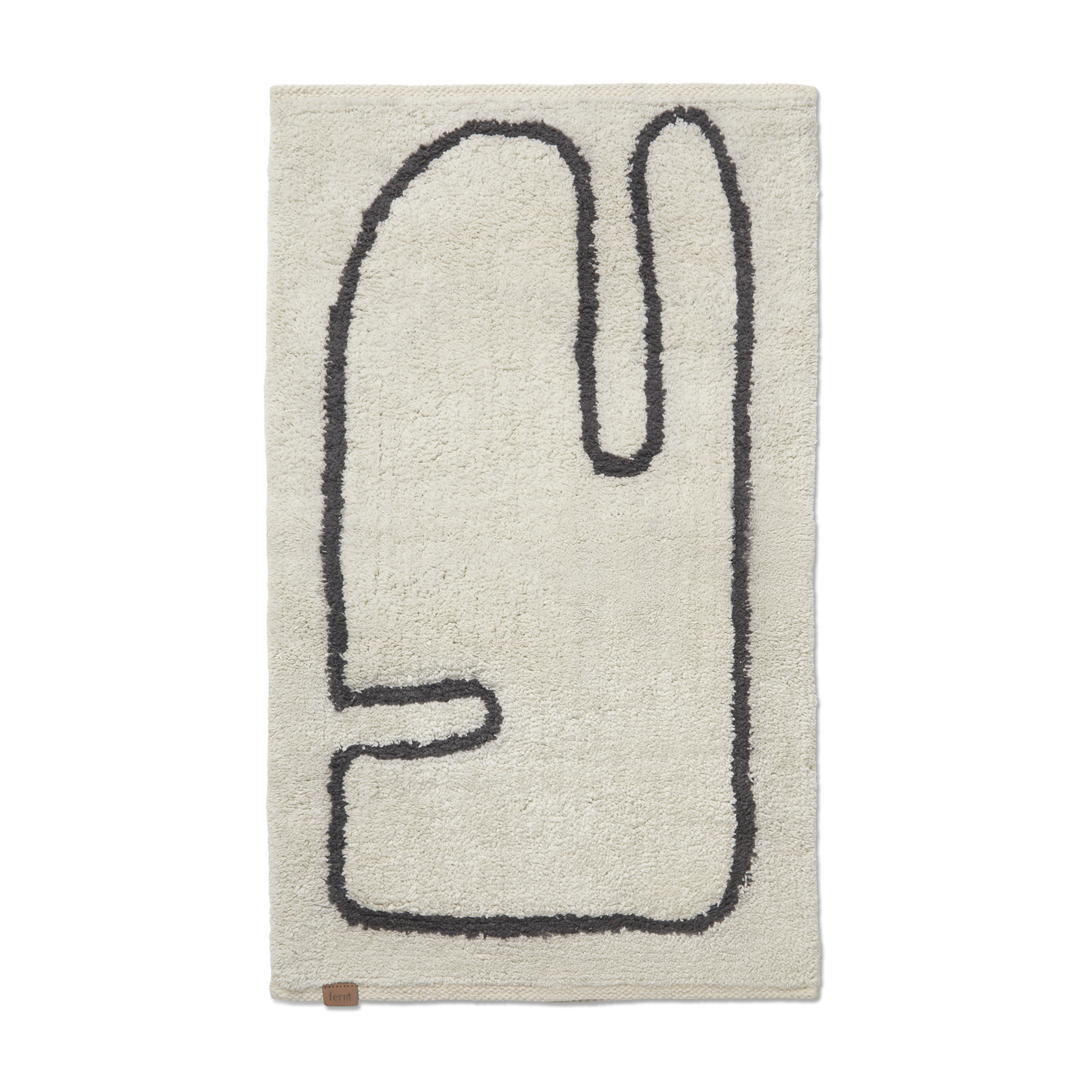 LAY WASHABLE rug in broken white