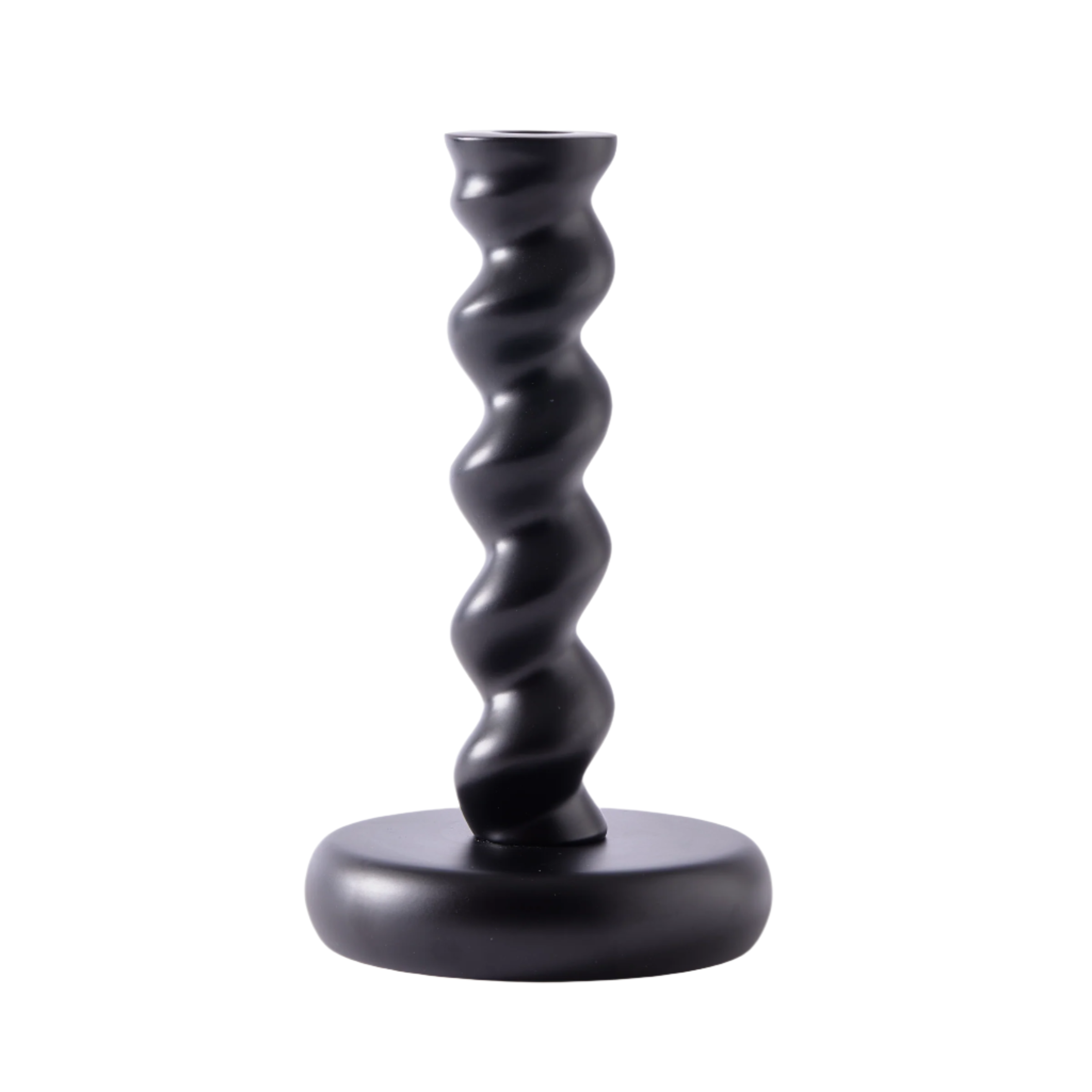 TWISTER black candlestick