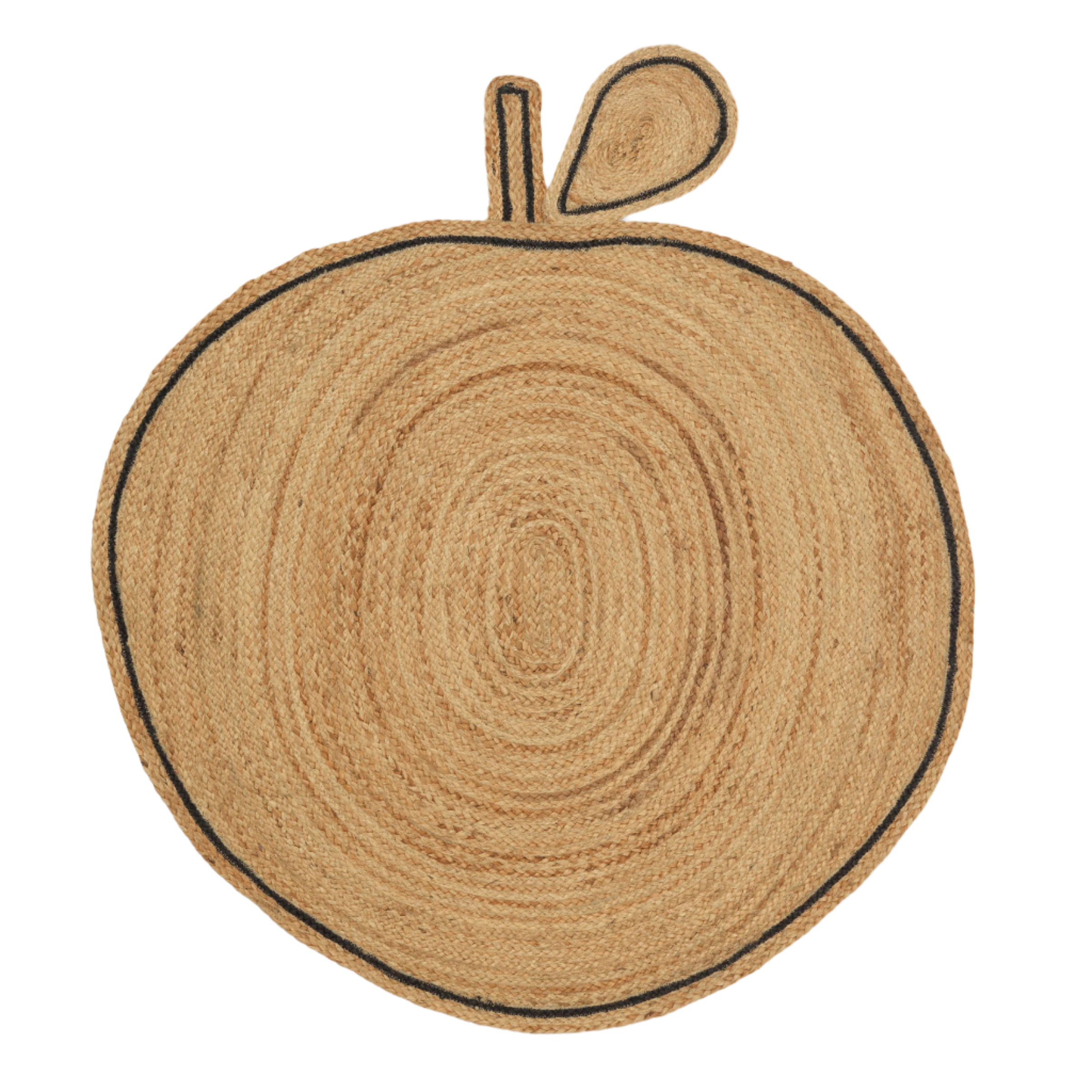 Woven rug APPLE jute