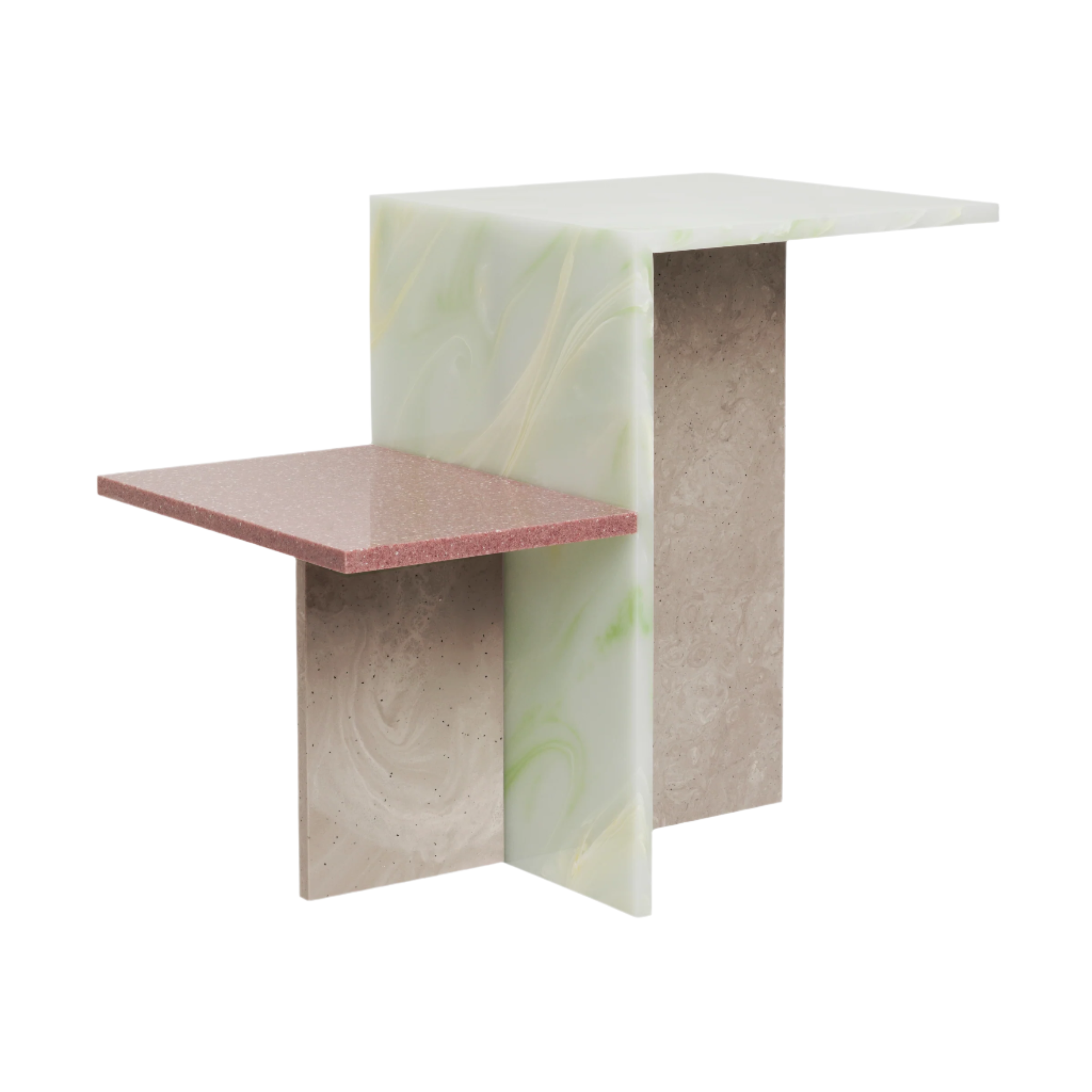 DISTINCT Beistelltisch aus Acrylstein