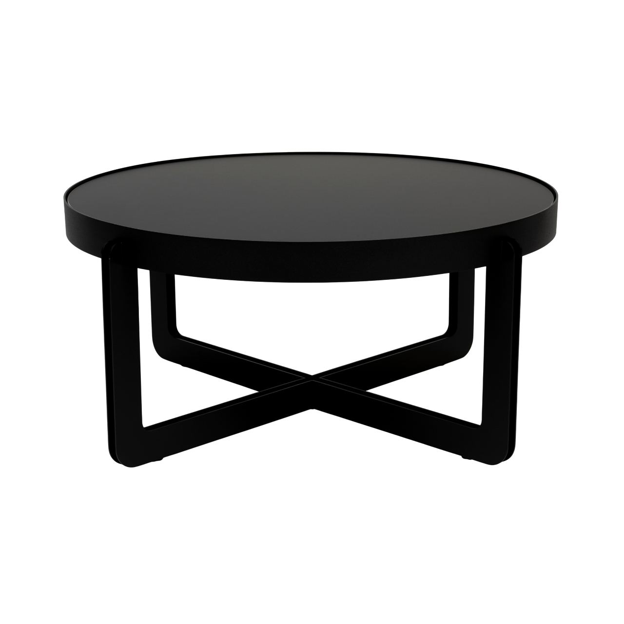Couchtisch CENTRE ROUND schwarz