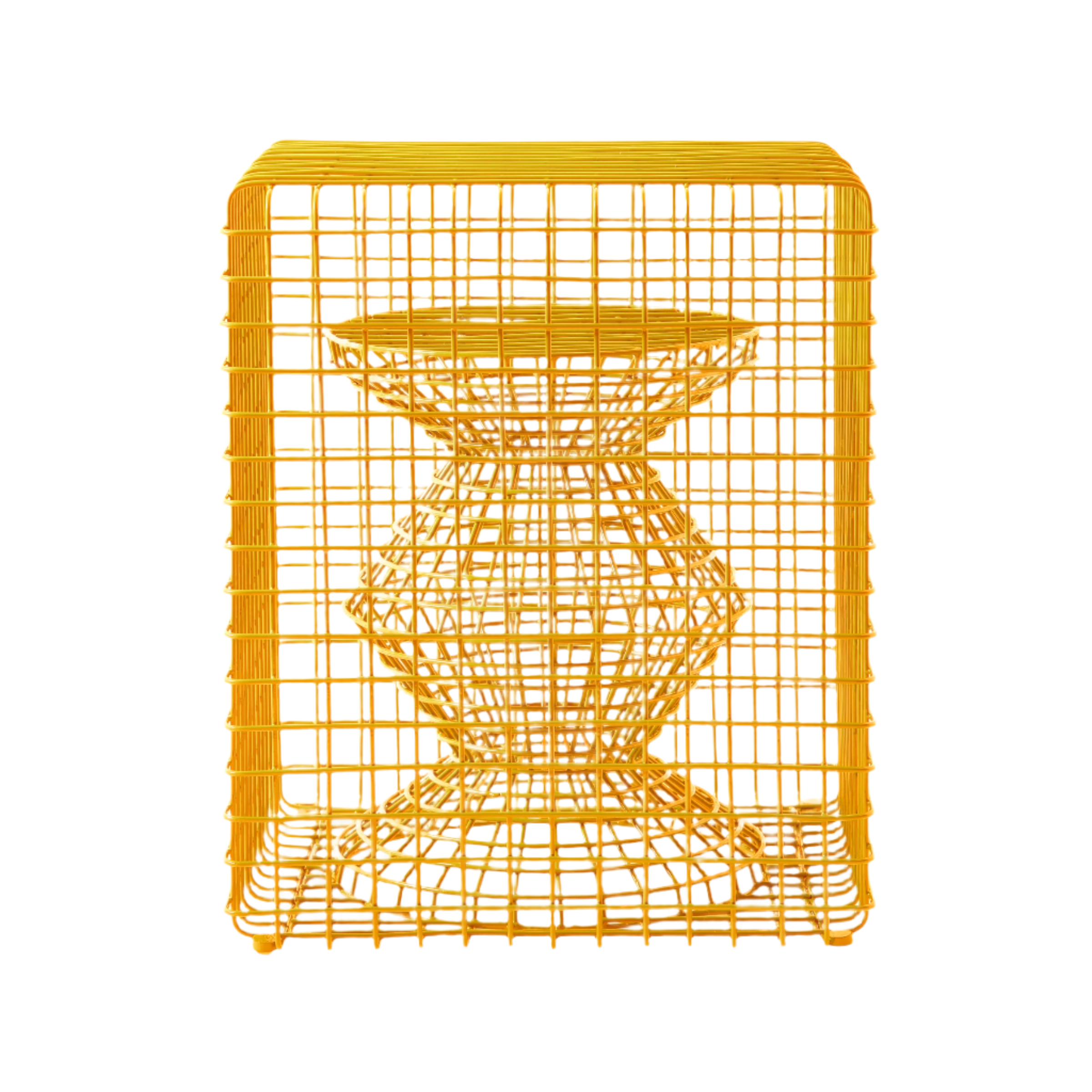 ZIG ZAG WIRE Dekohocker gelb
