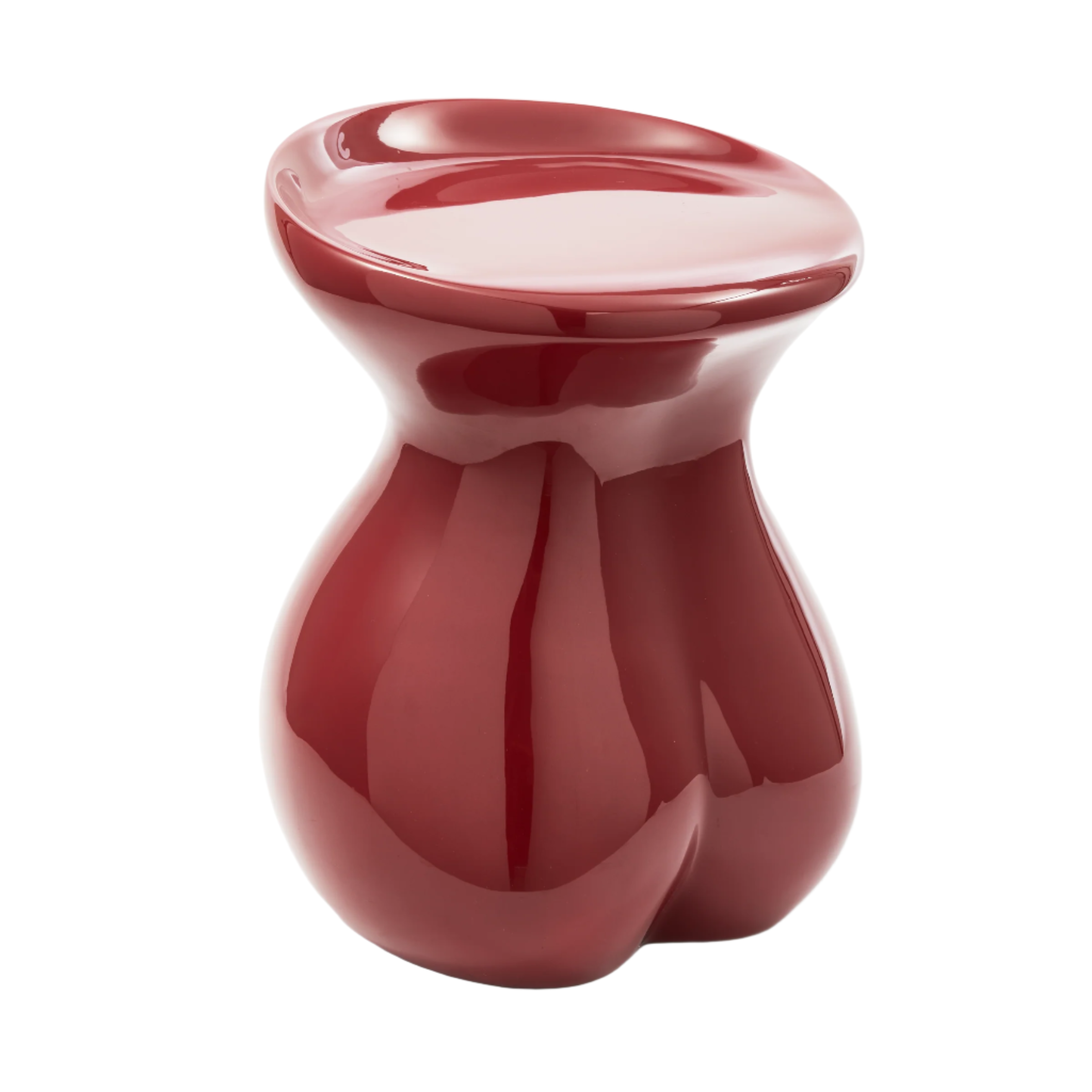 BODY burgundy stool