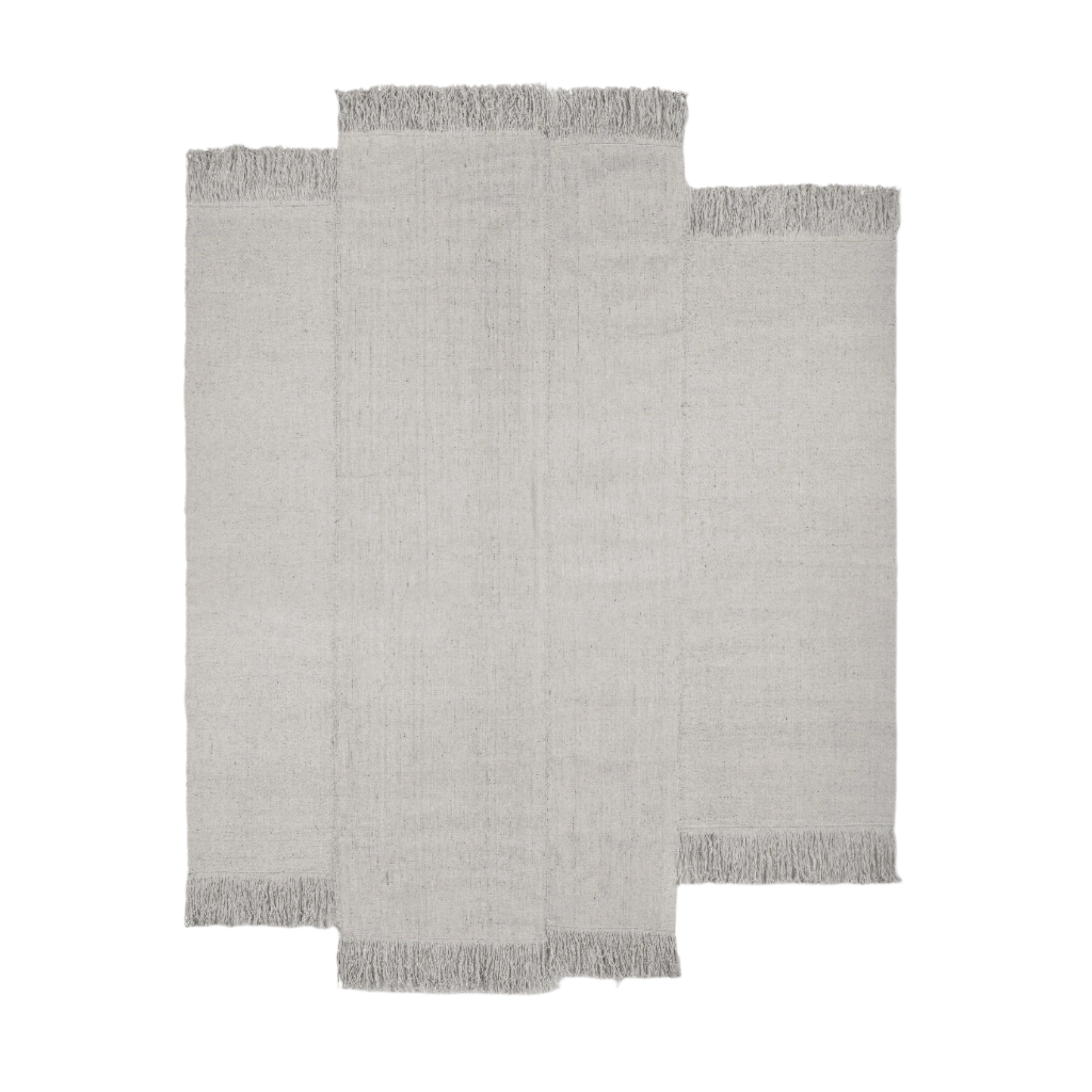 ALTER Teppich grau-beige Wolle