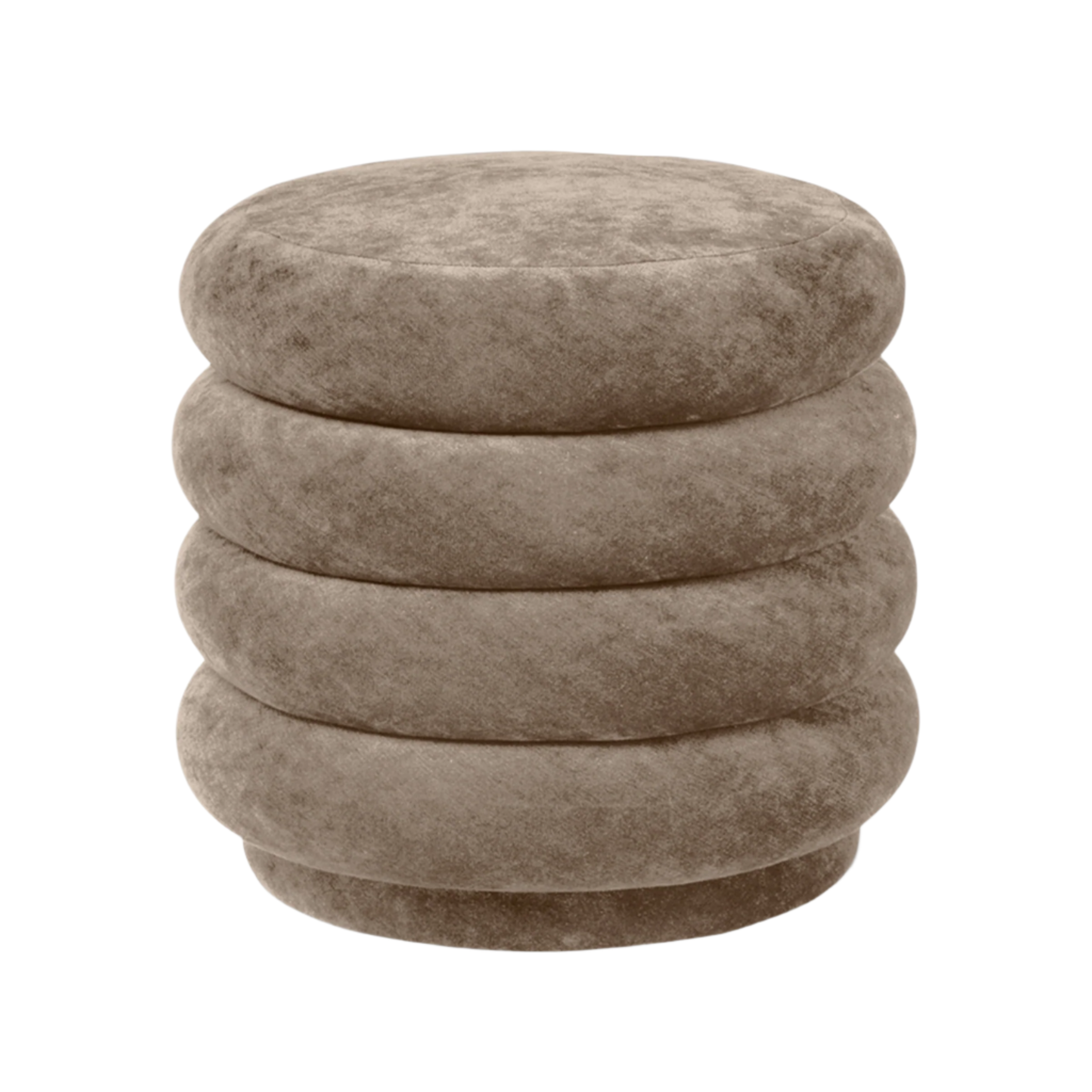 Pouf RUND FADED beige