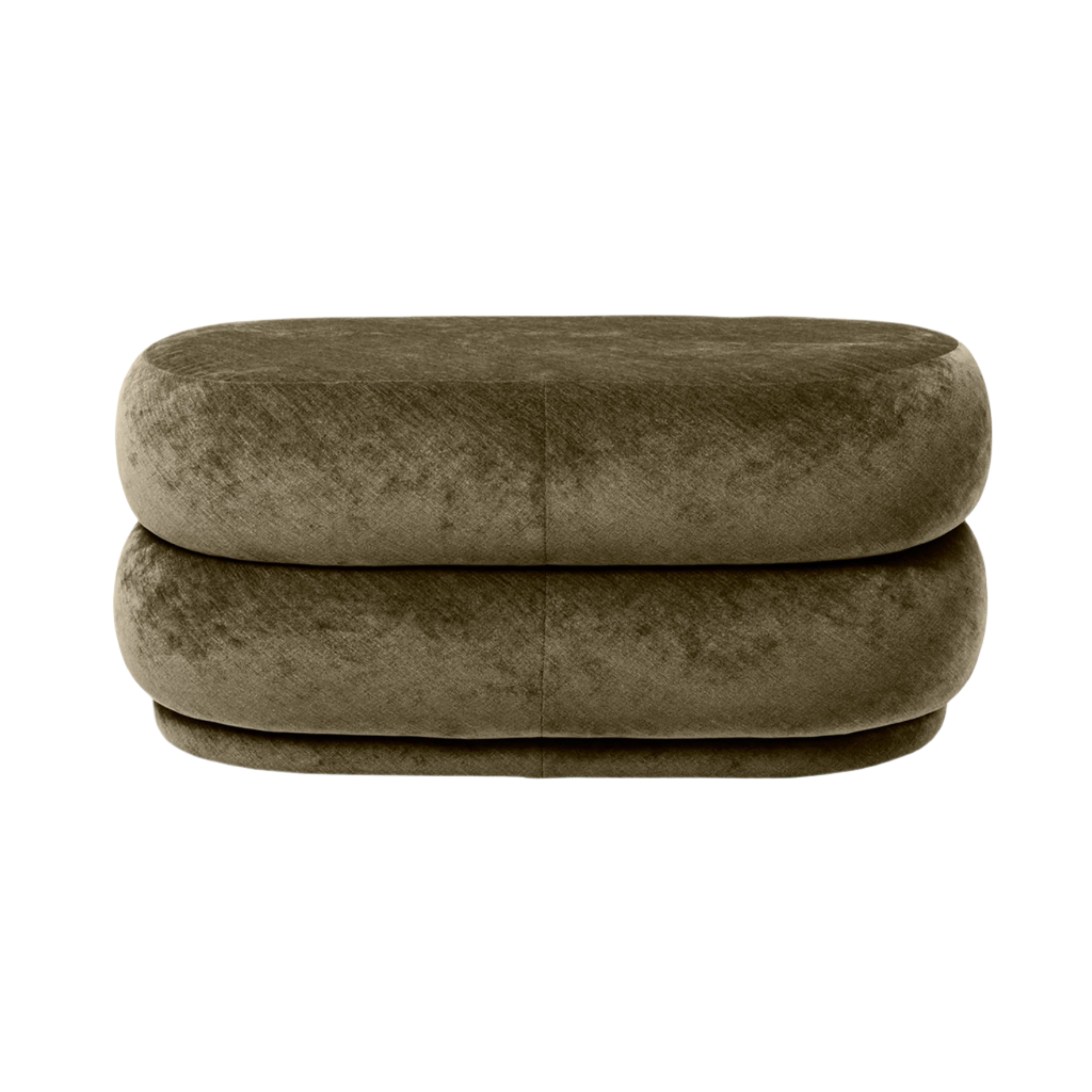 Pouf OVAL waldgrün