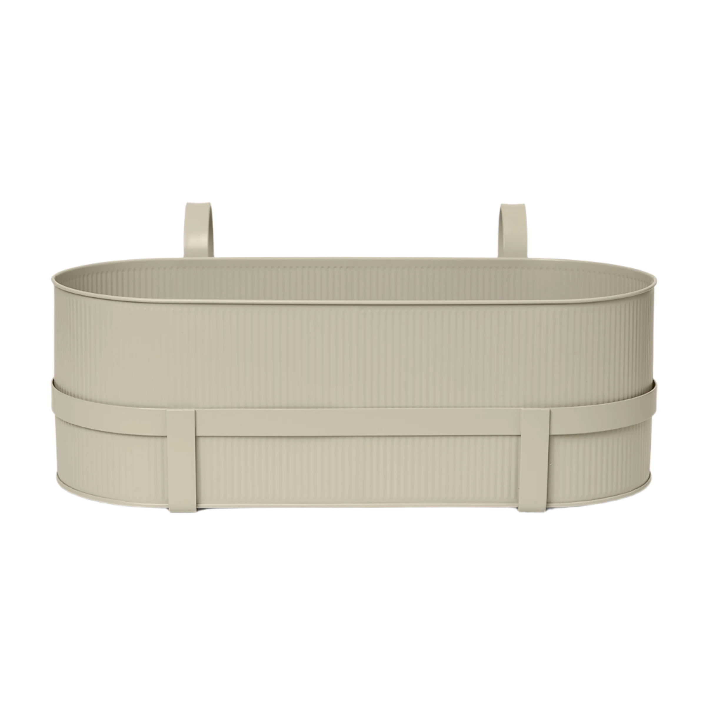 BAU beige hanging pot