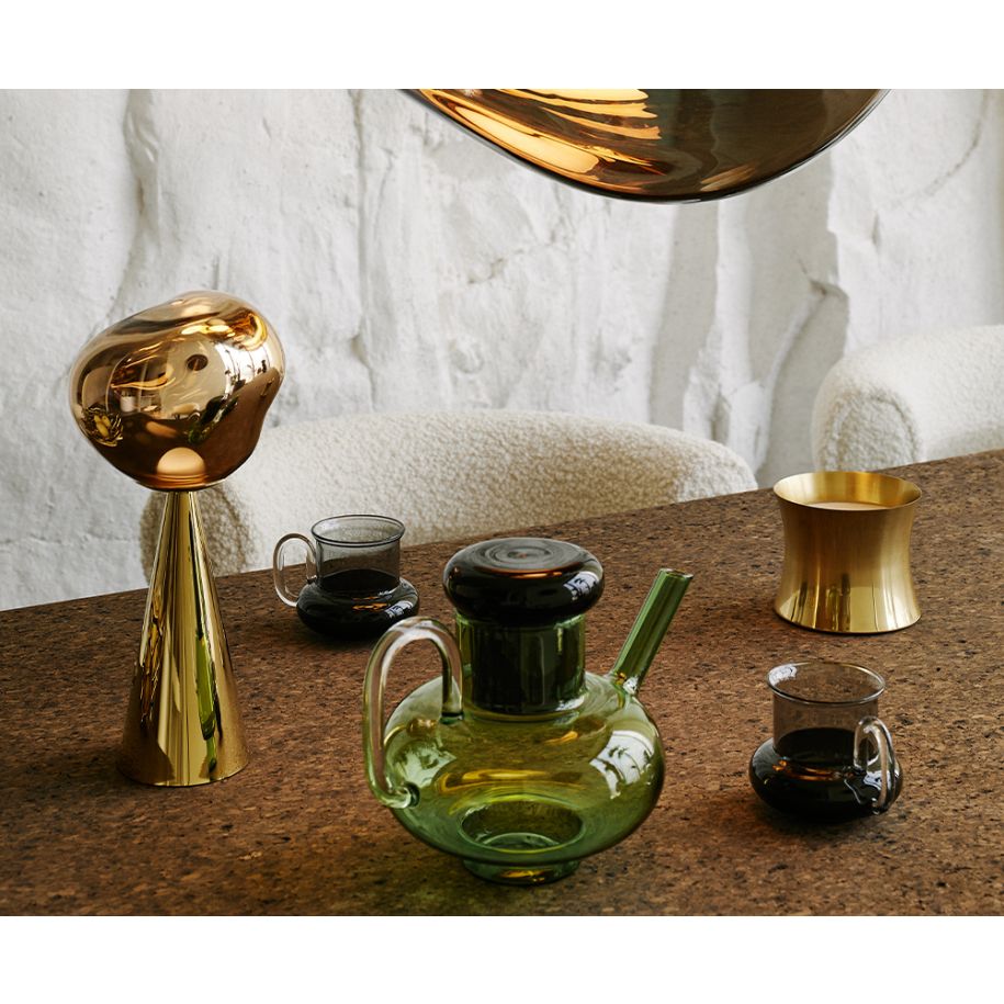 Zloty tragbare Lampe schmelzen