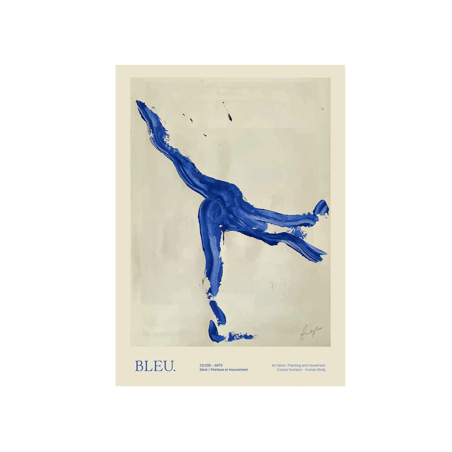 Grafika artystyczna BLUE The Poster Club Eye on Design