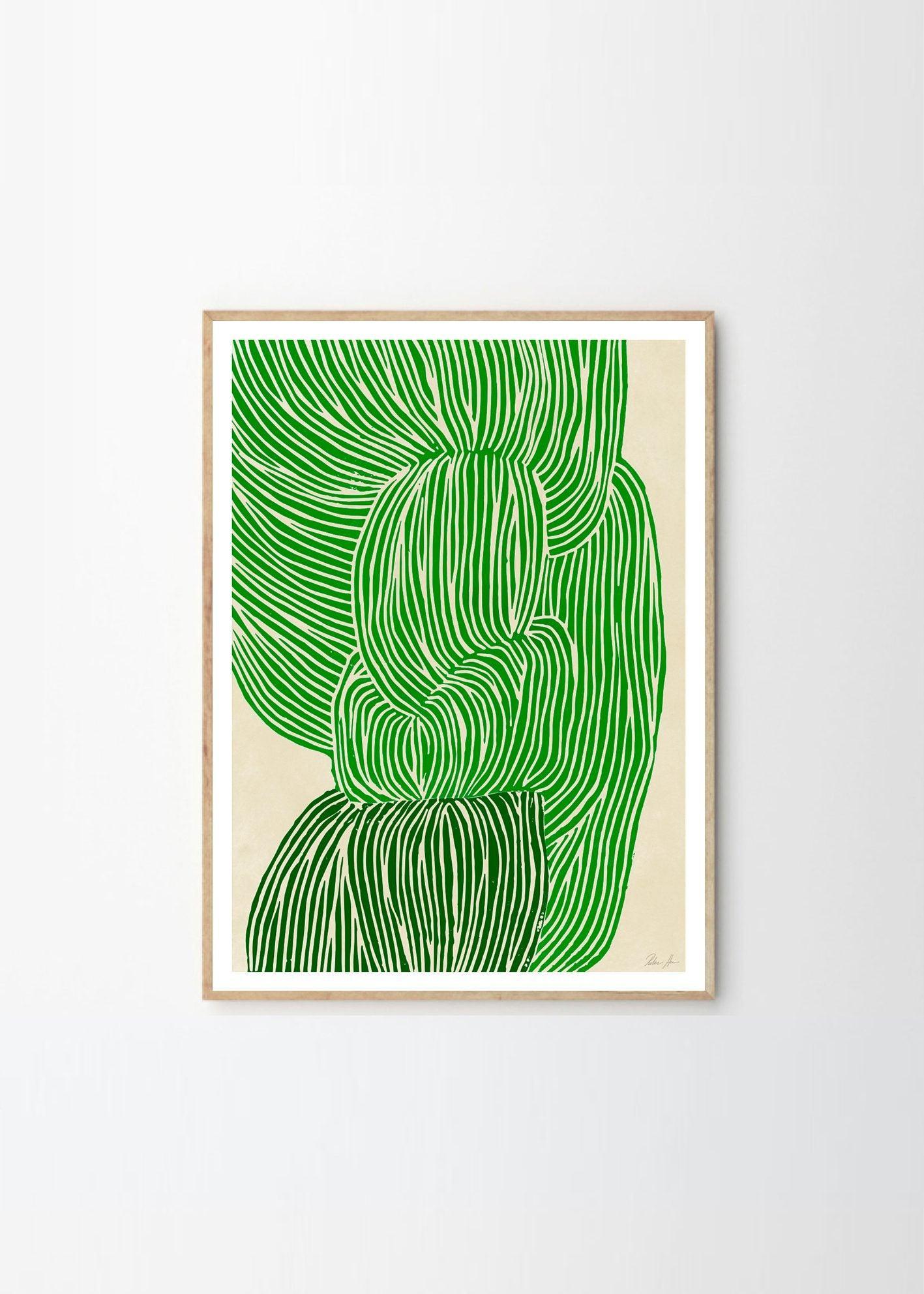 Grafika artystyczna GREEN OCEAN The Poster Club Eye on Design