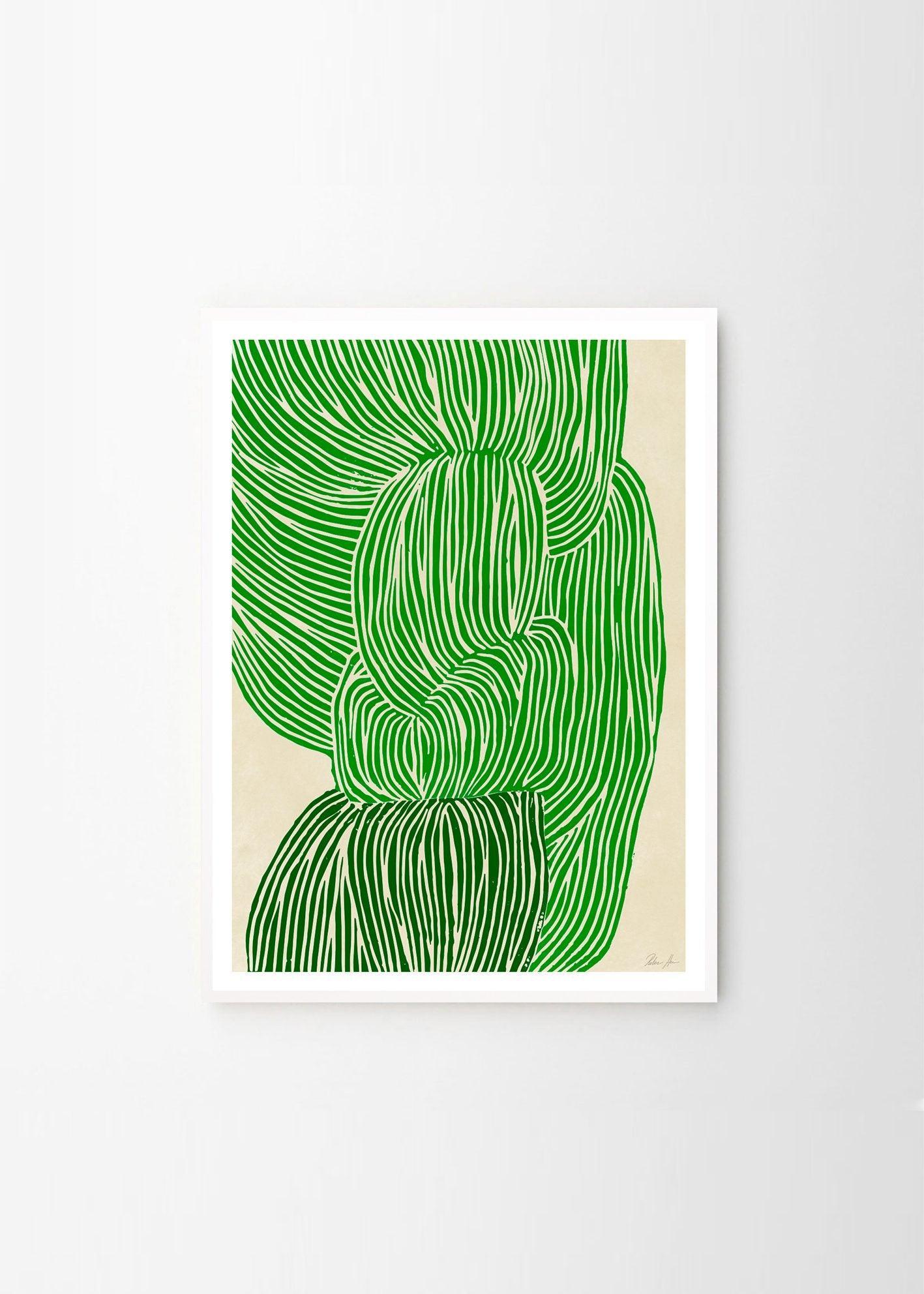 Grafika artystyczna GREEN OCEAN The Poster Club Eye on Design