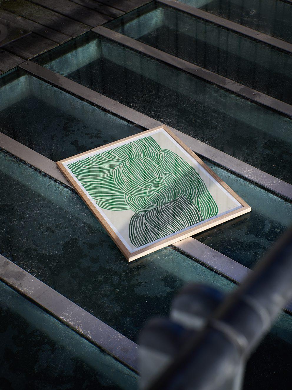 Grafika artystyczna GREEN OCEAN The Poster Club Eye on Design