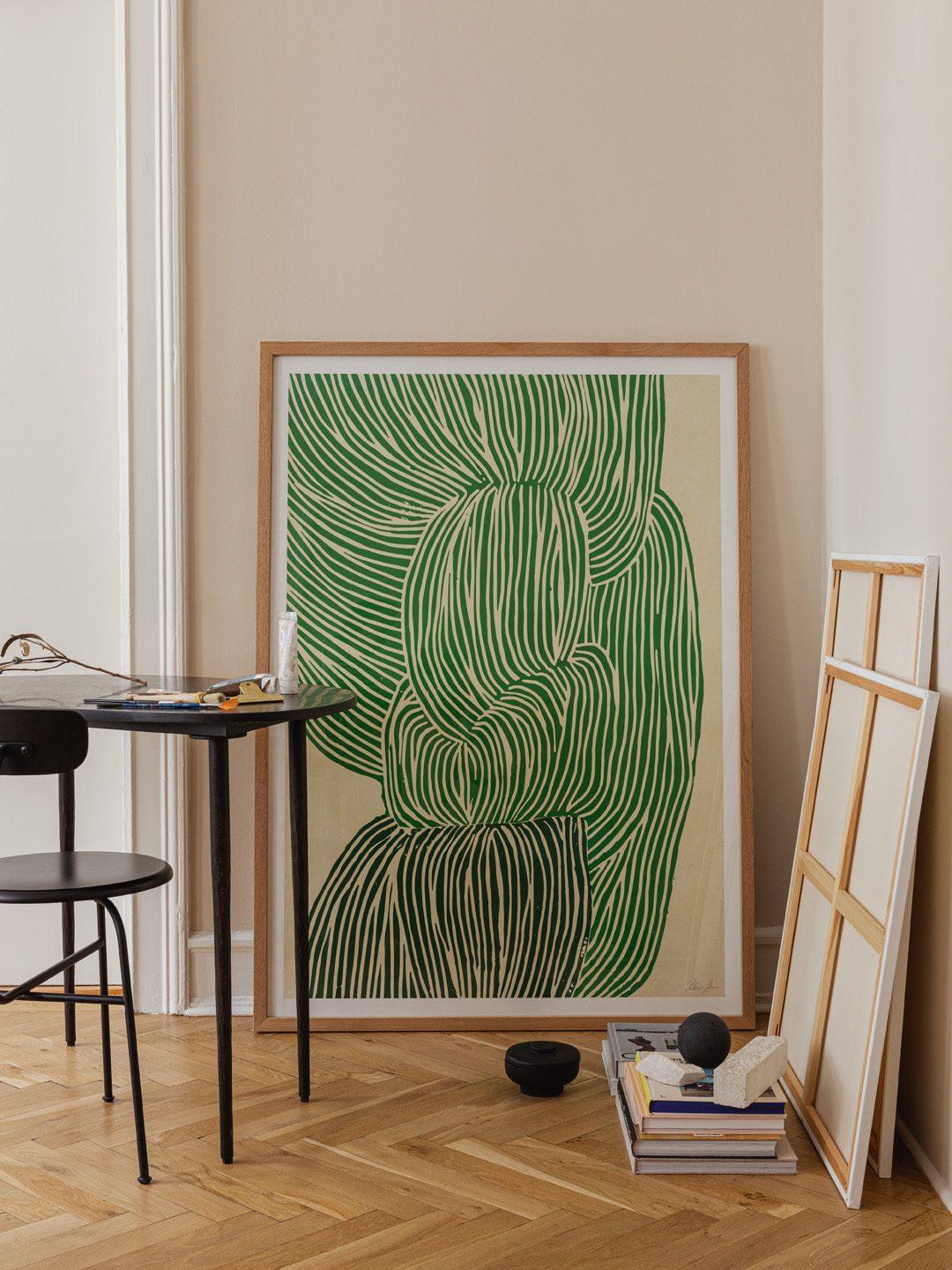 Grafika artystyczna GREEN OCEAN The Poster Club Eye on Design