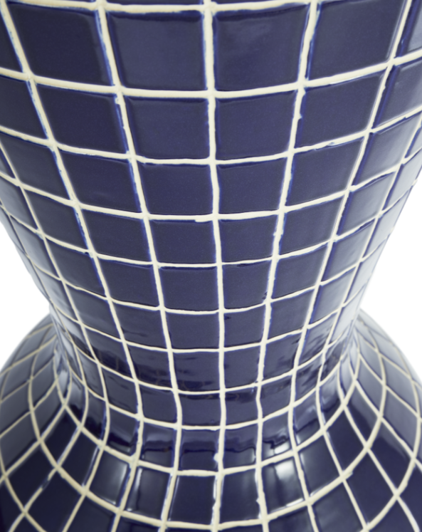 HAMAM Vase dunkelblau